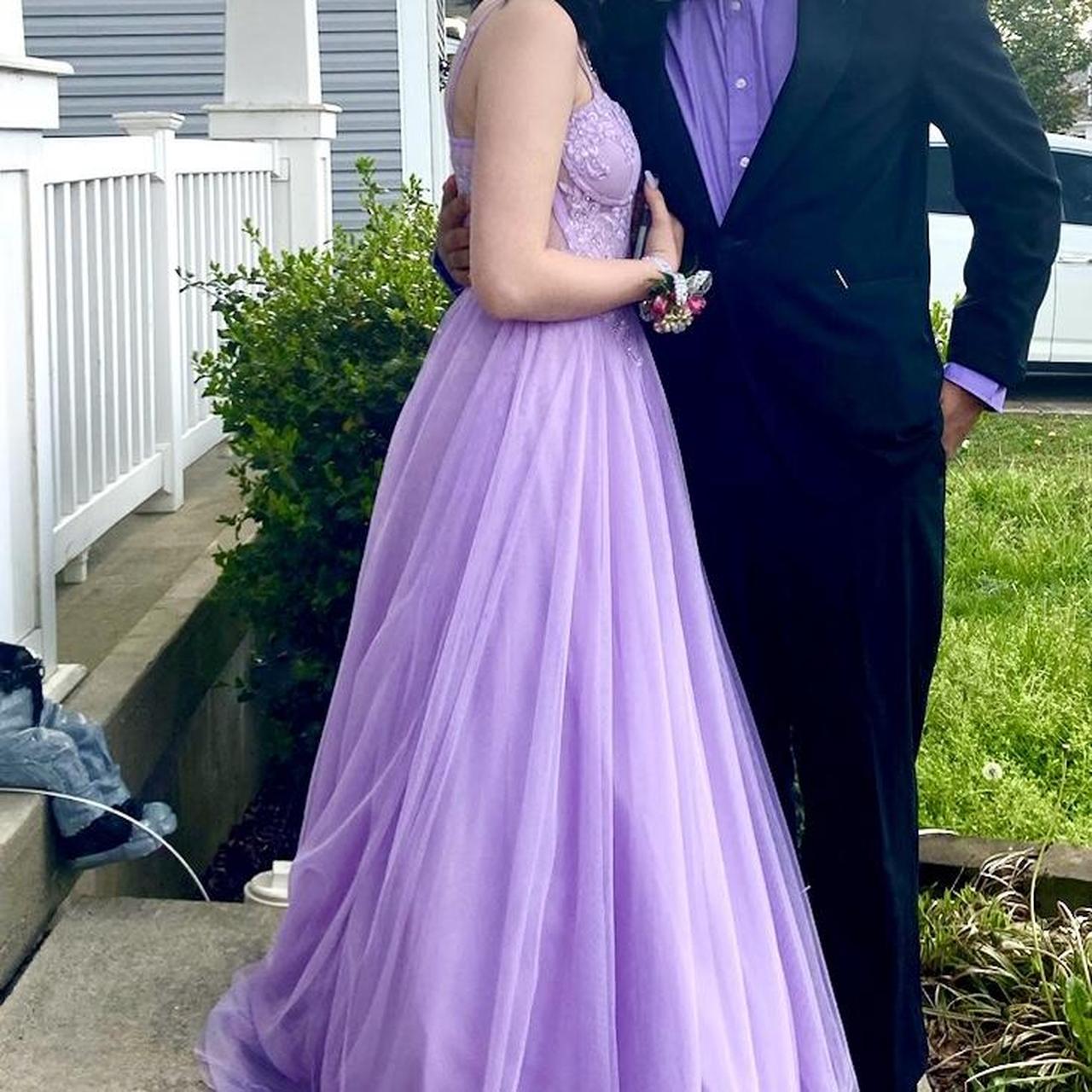 Hi! wanting to sell my prom dress from last year,... - Depop