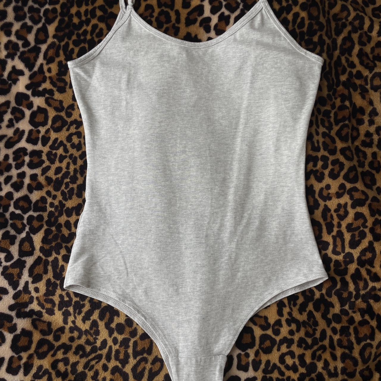 Brandy Melville Women's Bodysuit Grey One size – brandy