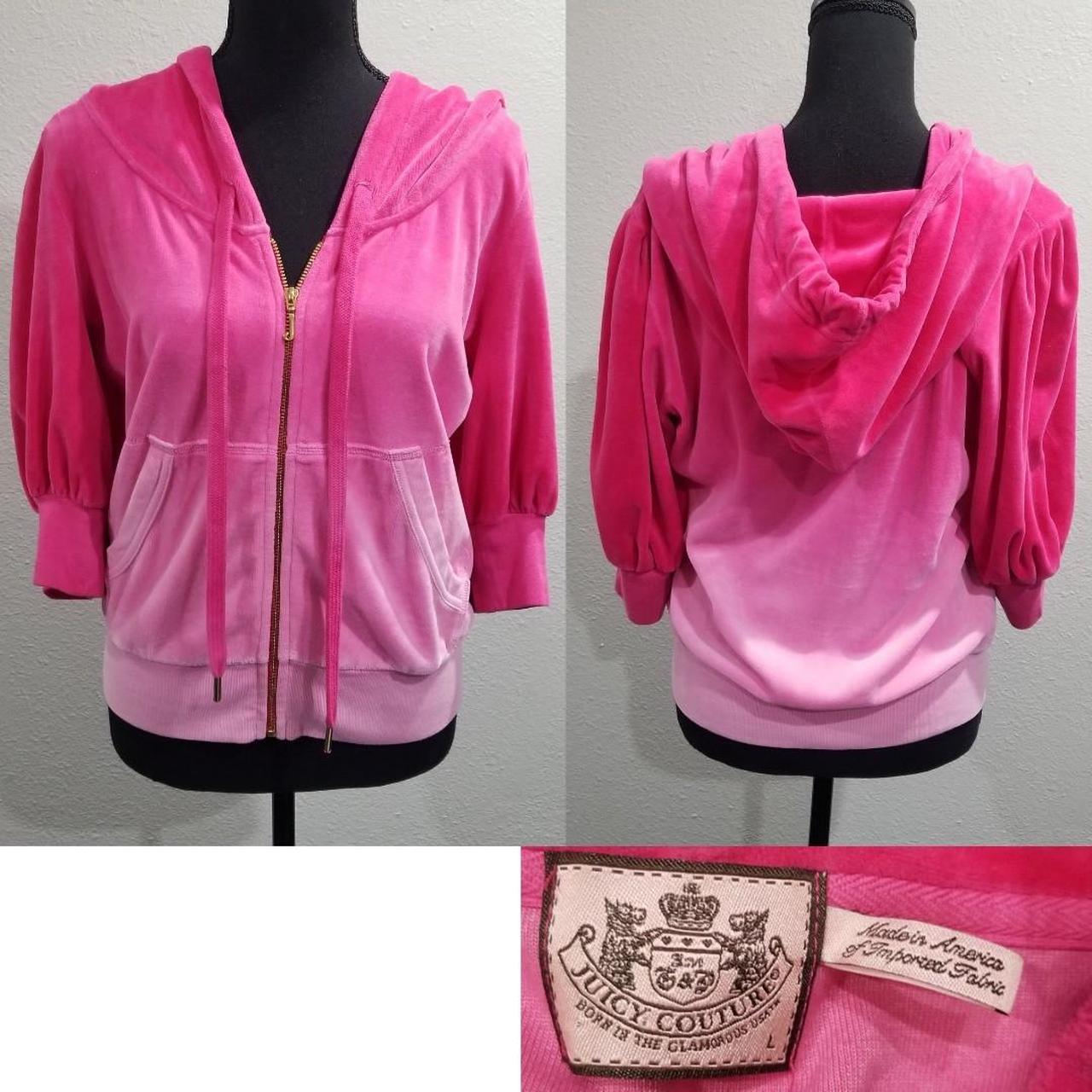 Pink Juicy couture tracksuit velour matching... Depop