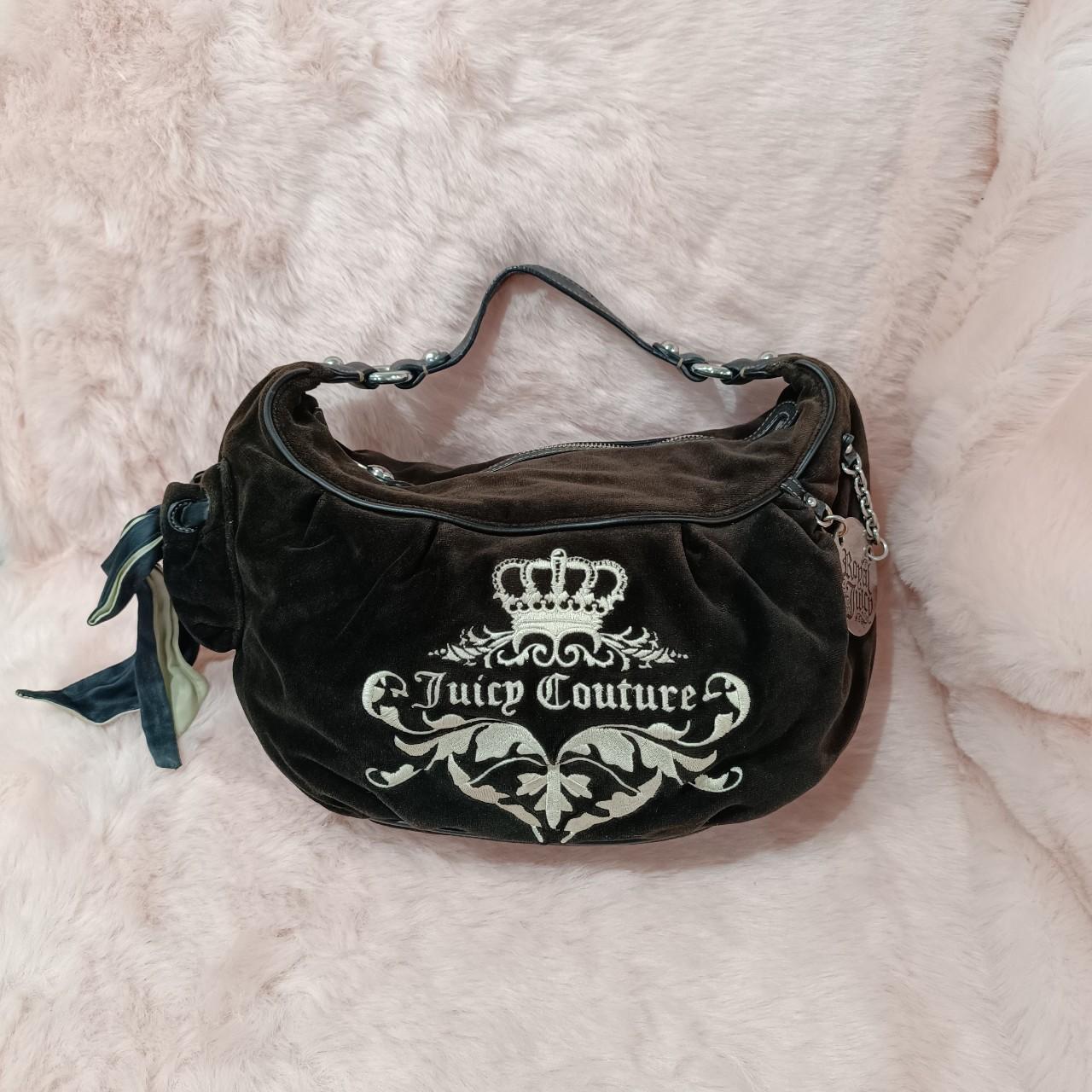 Outlet Royal Juicy Couture Brown Velvet Bag