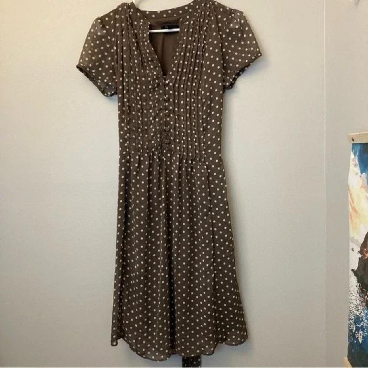 Msk polka best sale dot dress