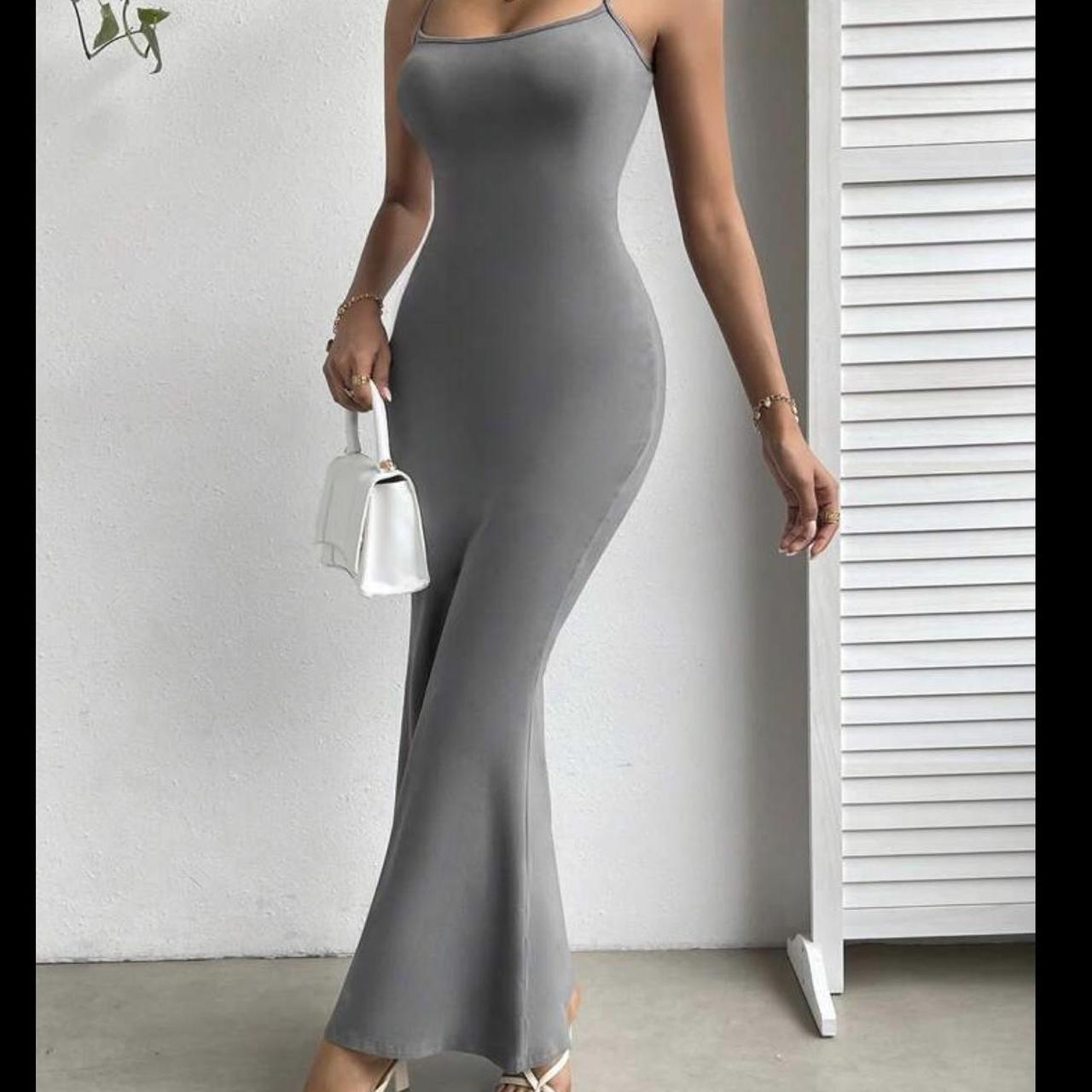 Grey skin best sale tight dress