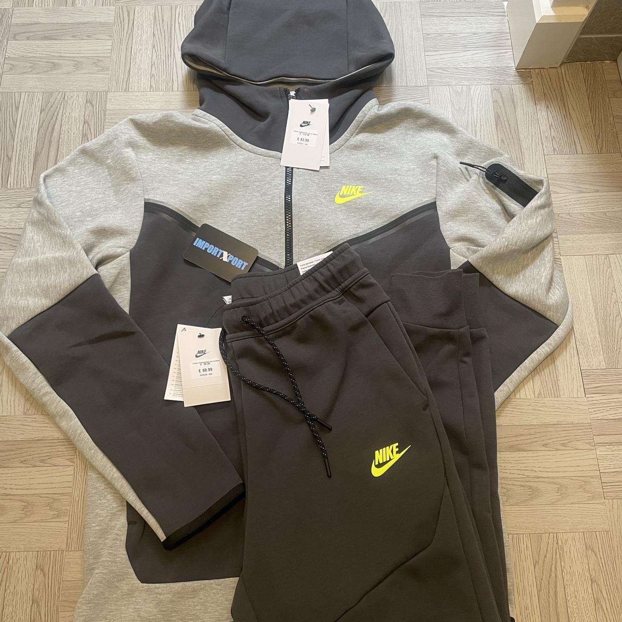 BRAND NEW WITH TAGS Old SZN Grey volt tech fleece... - Depop