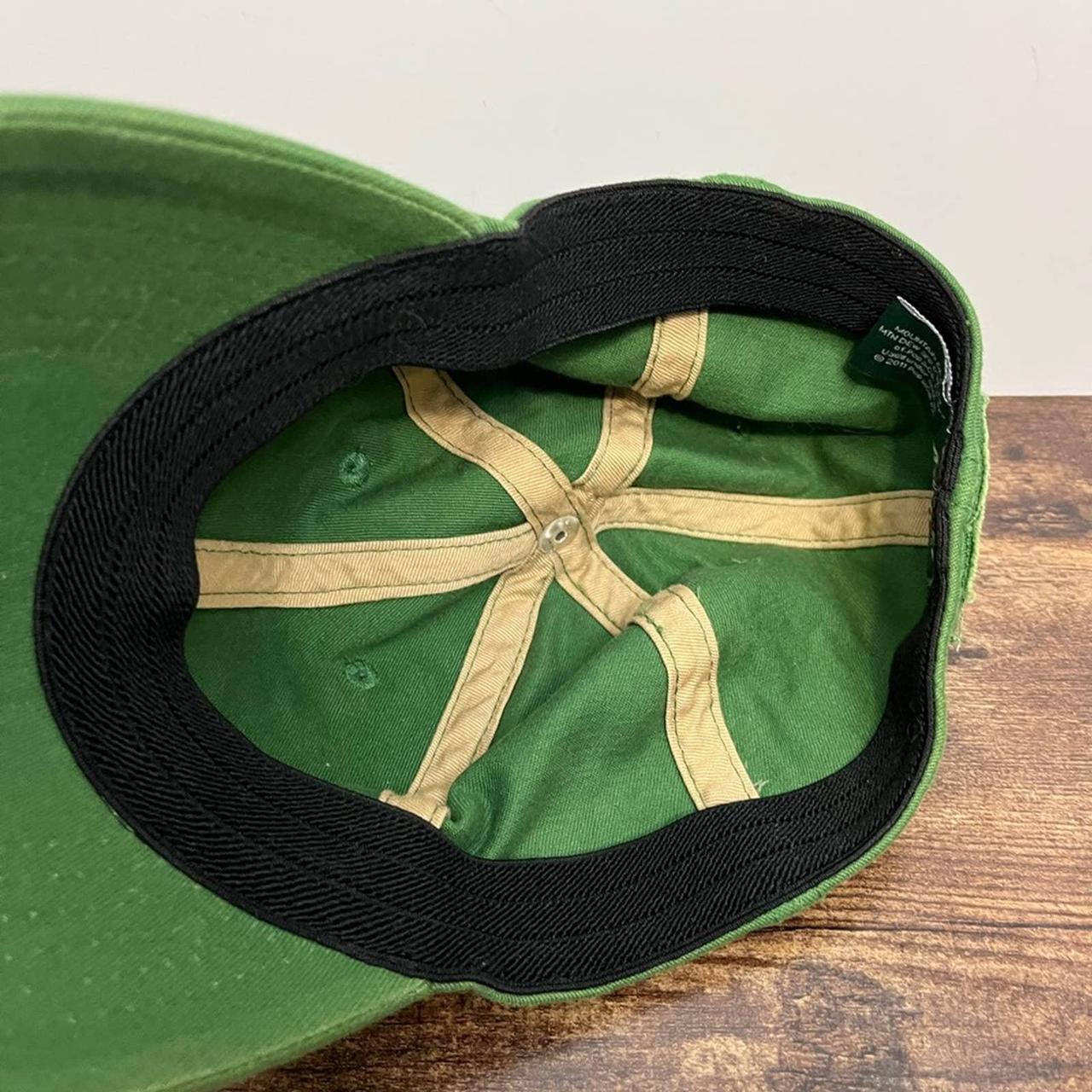 Y2K Mountain Dew Hat Cap Green Fitted Mens One Size... - Depop