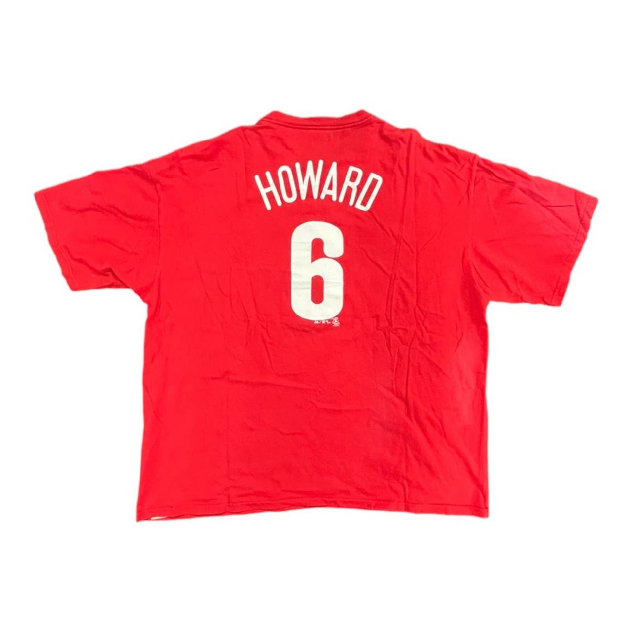 Majestic Philadelphia Phillie's Ryan Howard Number 6 T-shirt Men's 2XL