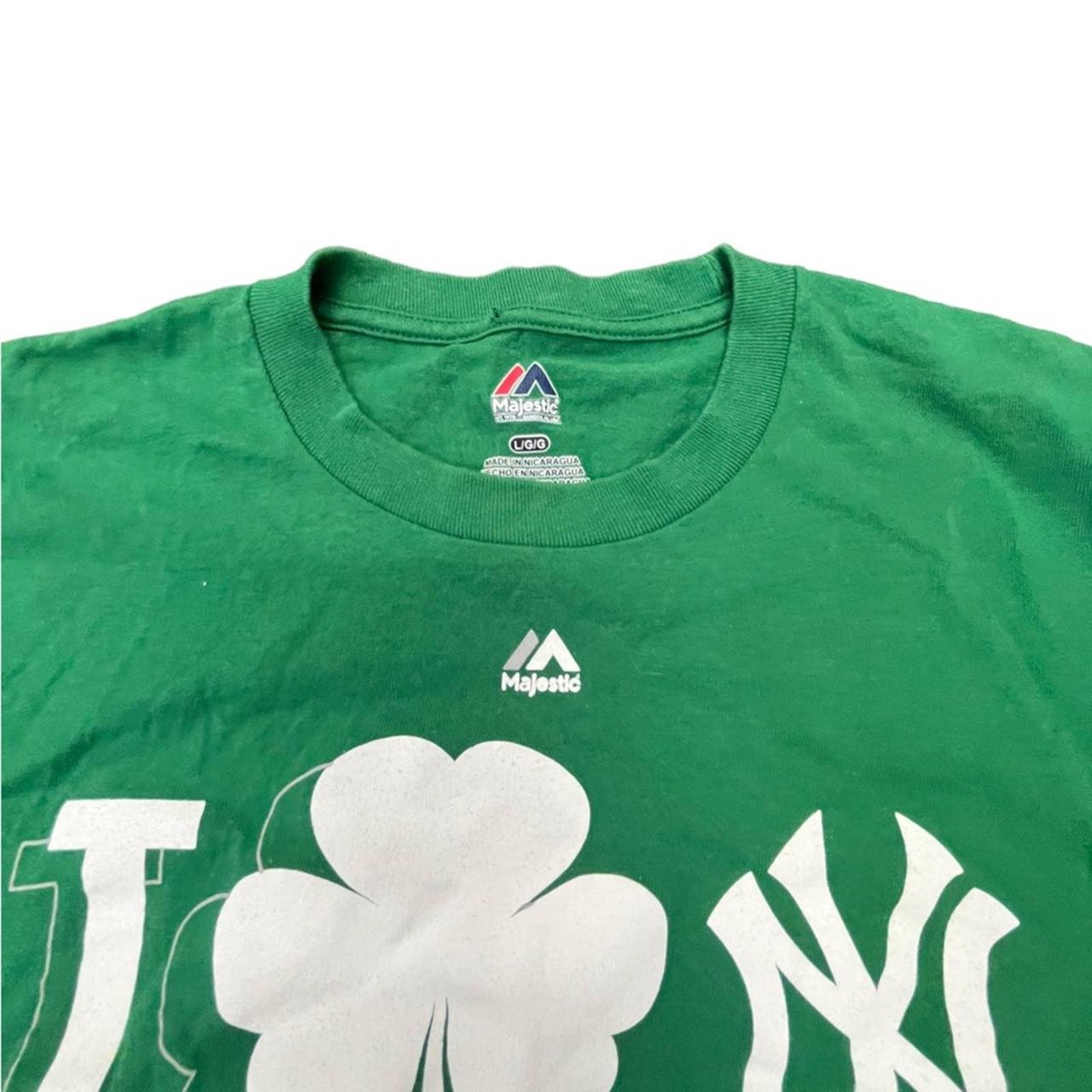 New York Yankees St. Patrick's day Majestic t-shirt. - Depop