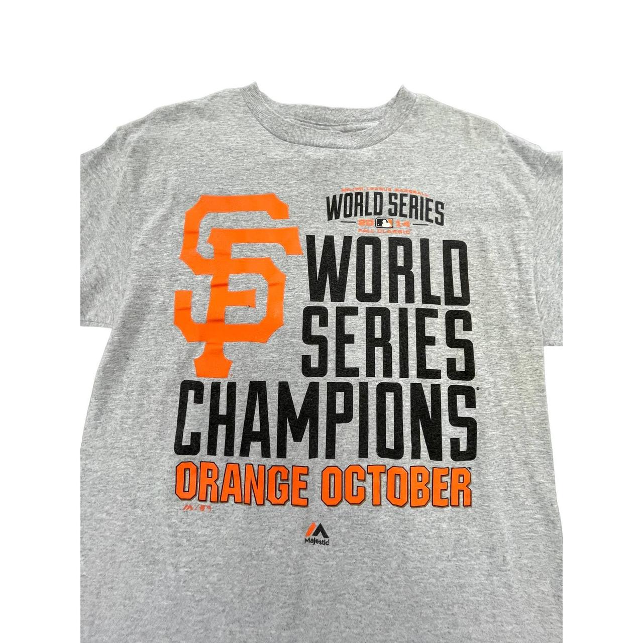 2012 San Francisco Giants Orange Friday Majestic - Depop