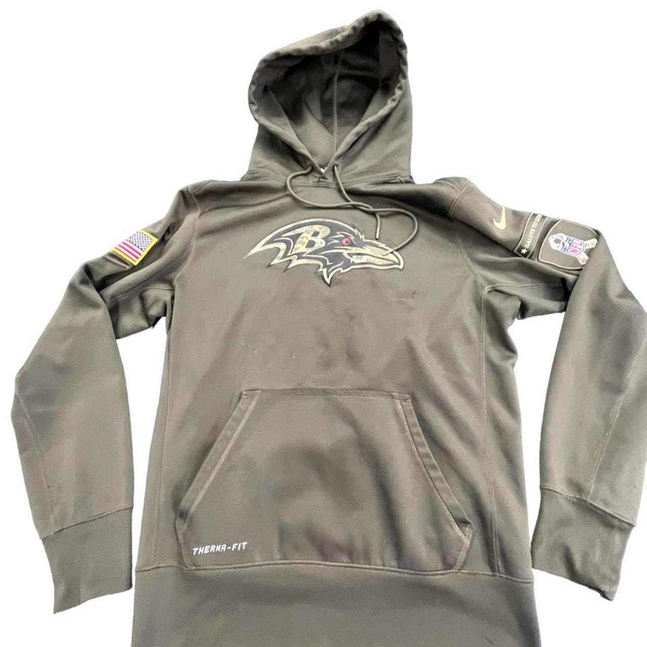 Nike Baltimore Ravens Salute To Service Camo Therma - Depop