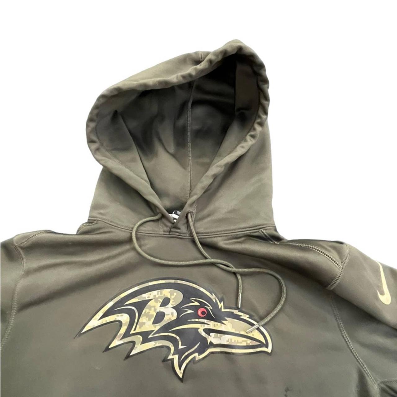 Nike Baltimore Ravens Salute To Service Camo Therma - Depop