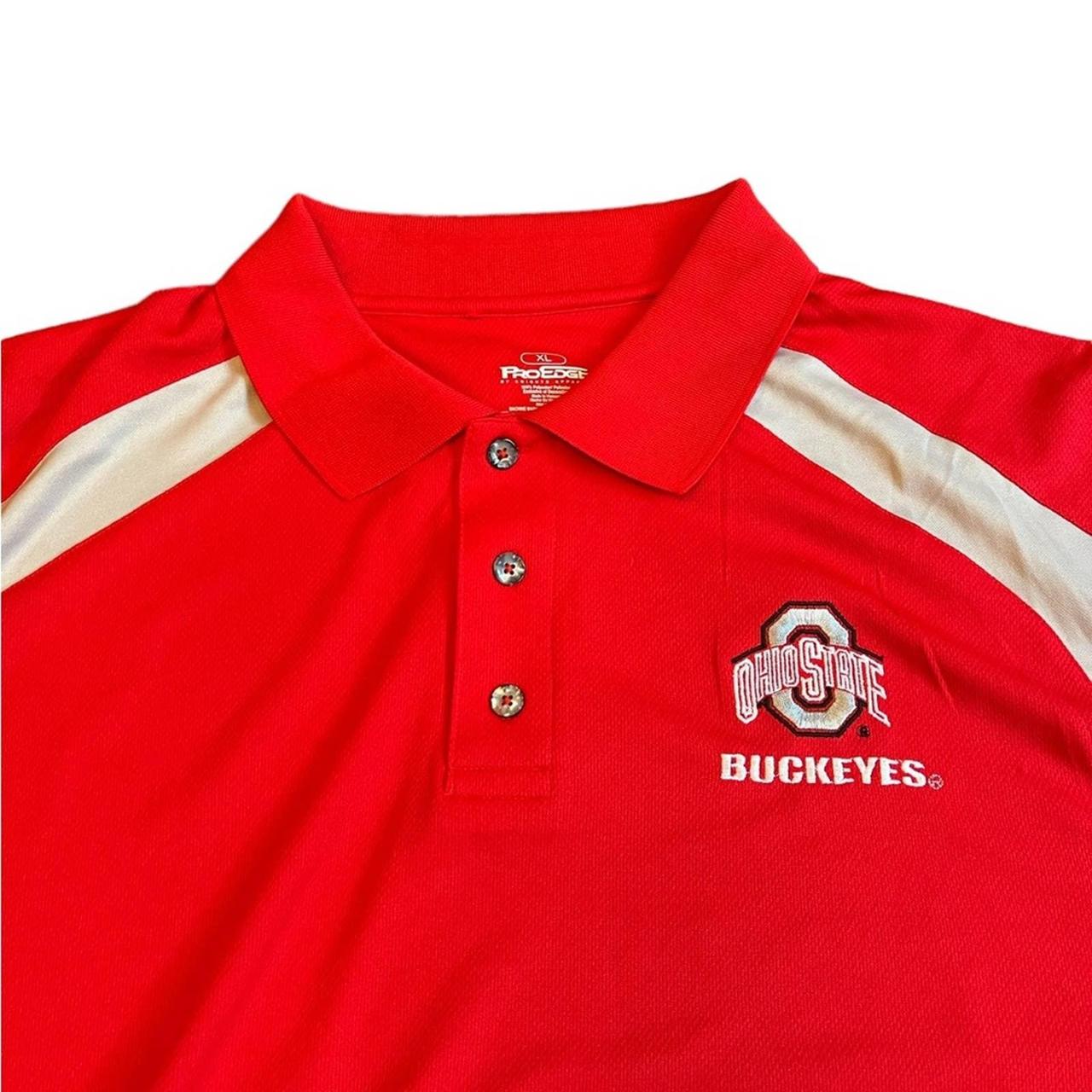 Shirts, Pro Edge Ohio State Buckeyes Mens Red Embroidered Baseball Jersey  Size Large