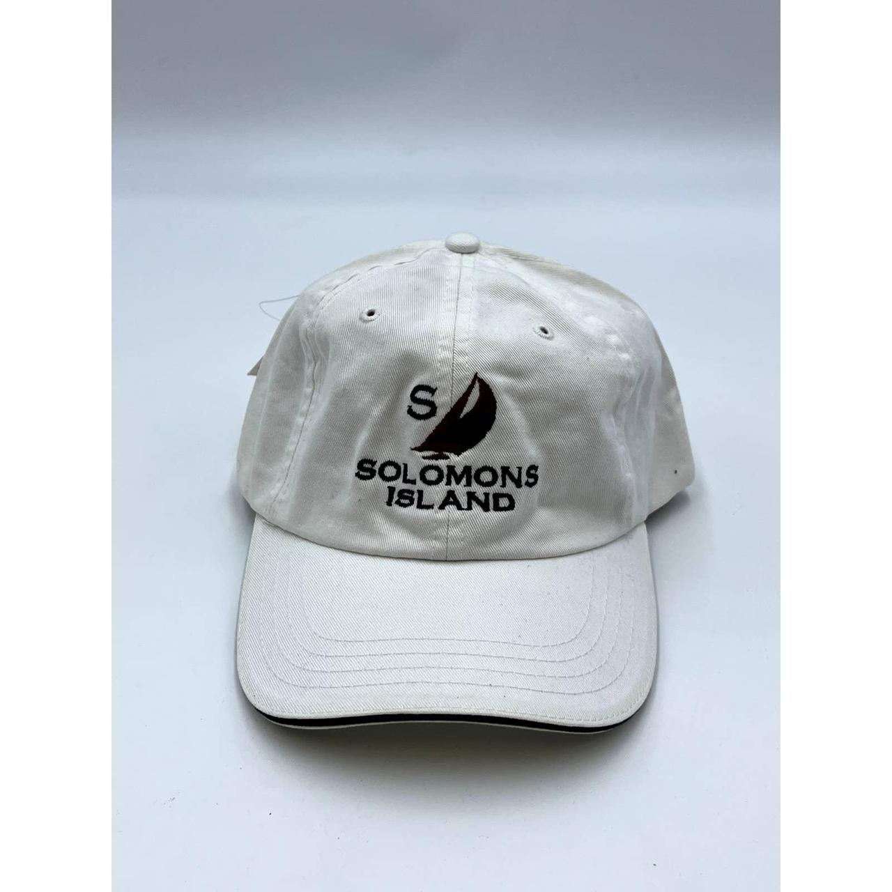 Vintage Maryland Solomons Island Beach Hat Snapback... - Depop