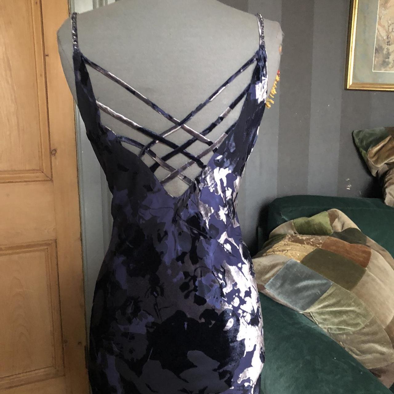 Vintage Y2K Pearce Fionda Devore dress in a U.K.... - Depop