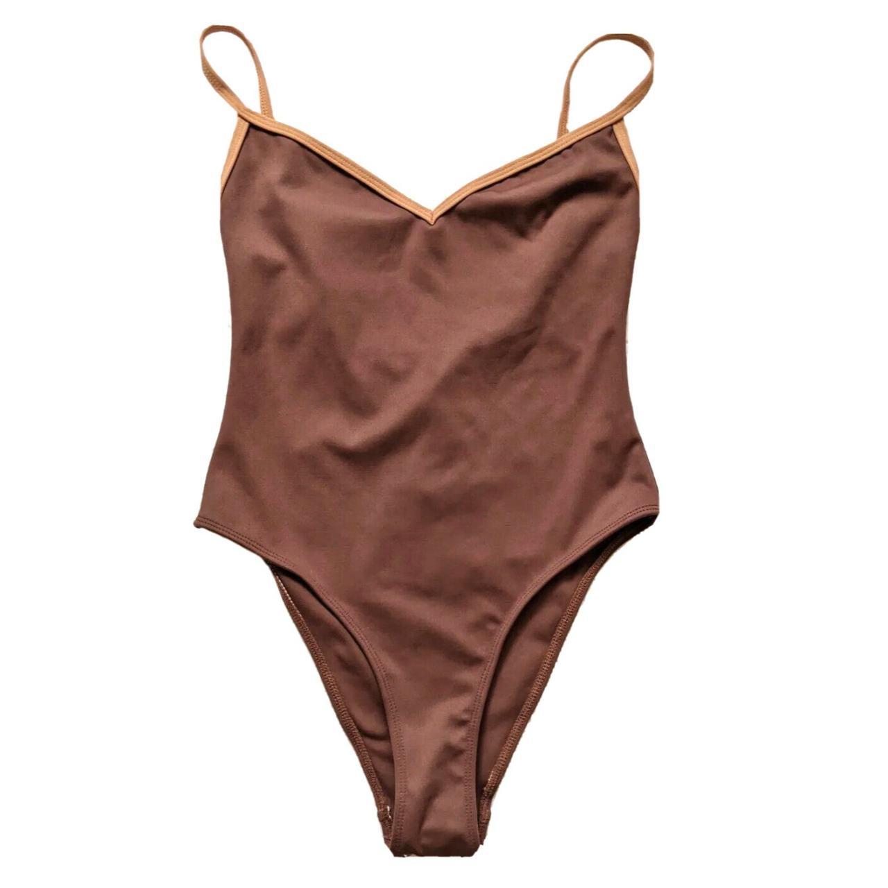 Charlie Holiday Women's Brown and Tan Swimsuit-one-piece (3)