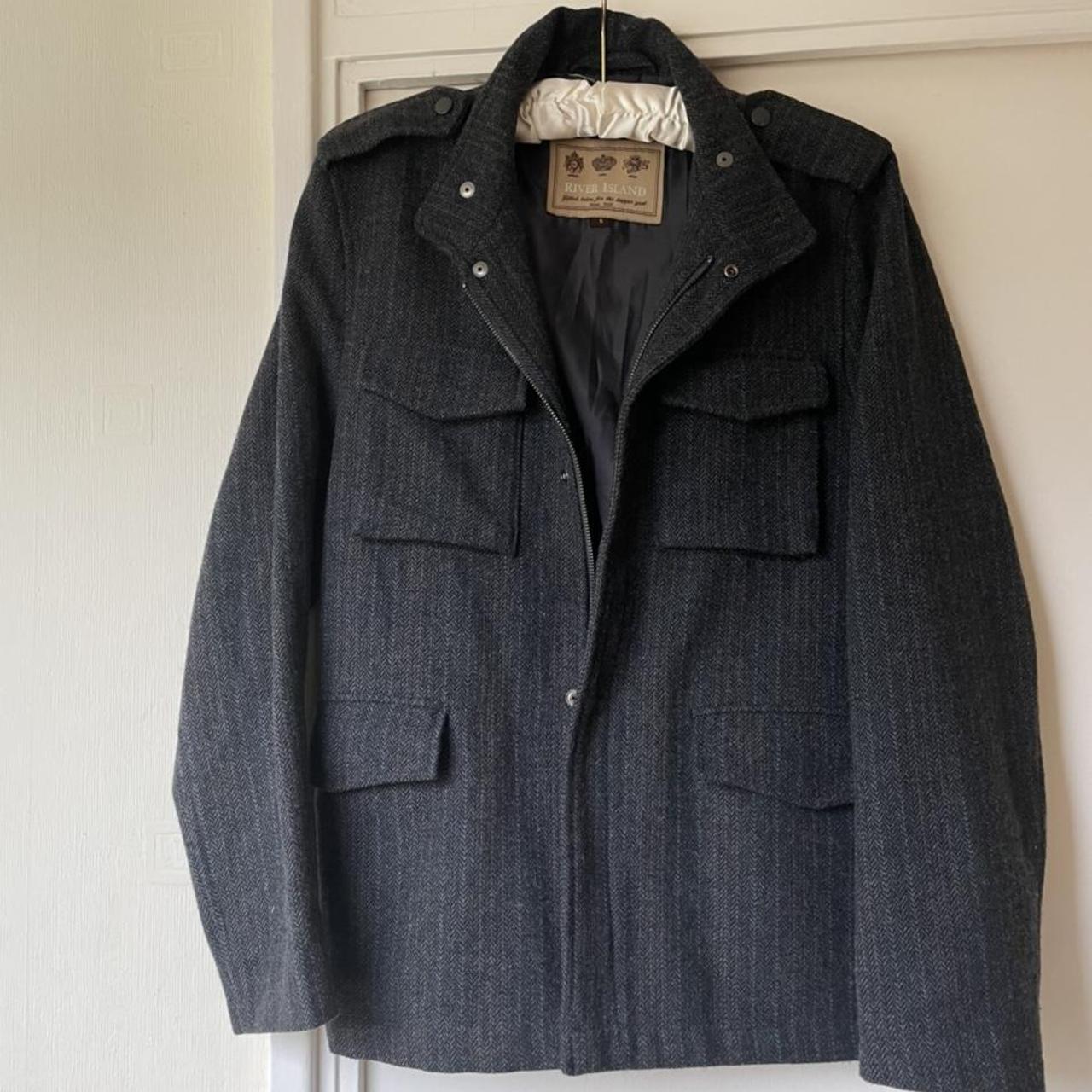 Men’s Small River Island Over Coat. In great... - Depop