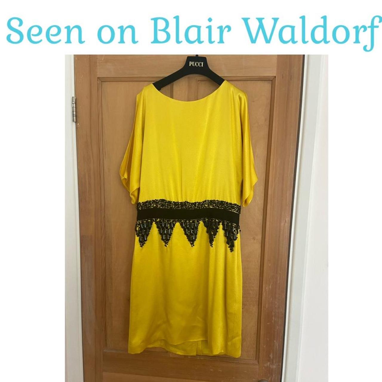 Blair waldorf best sale yellow dress