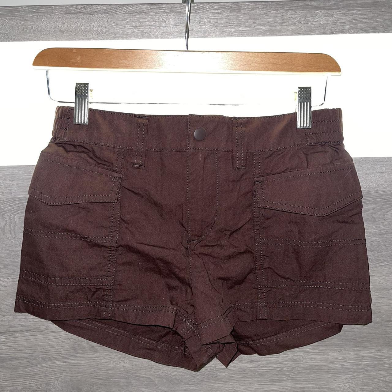 Chocolate brown cargo store shorts