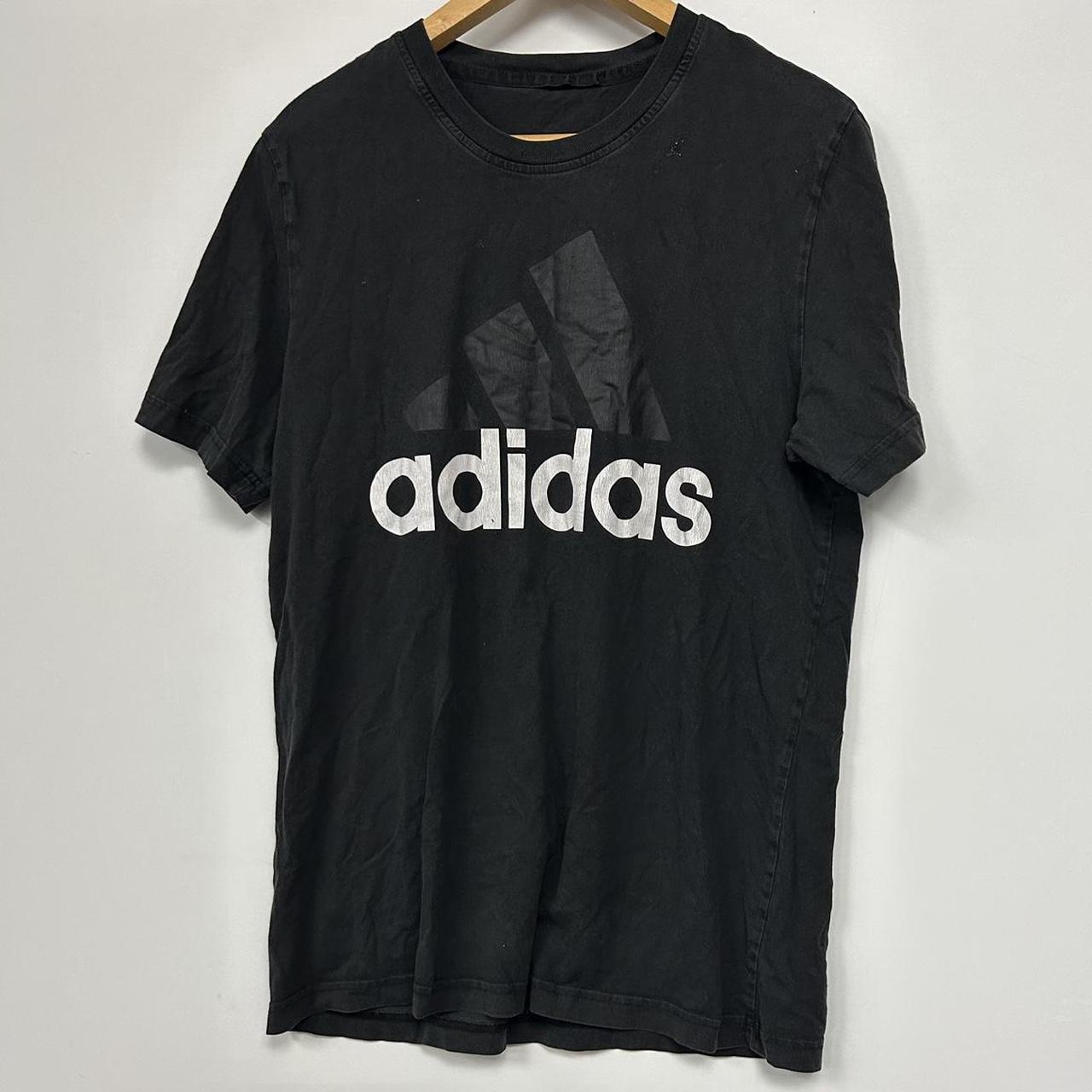 Men’s medium adidas Tshirt black adidas menswear... Depop