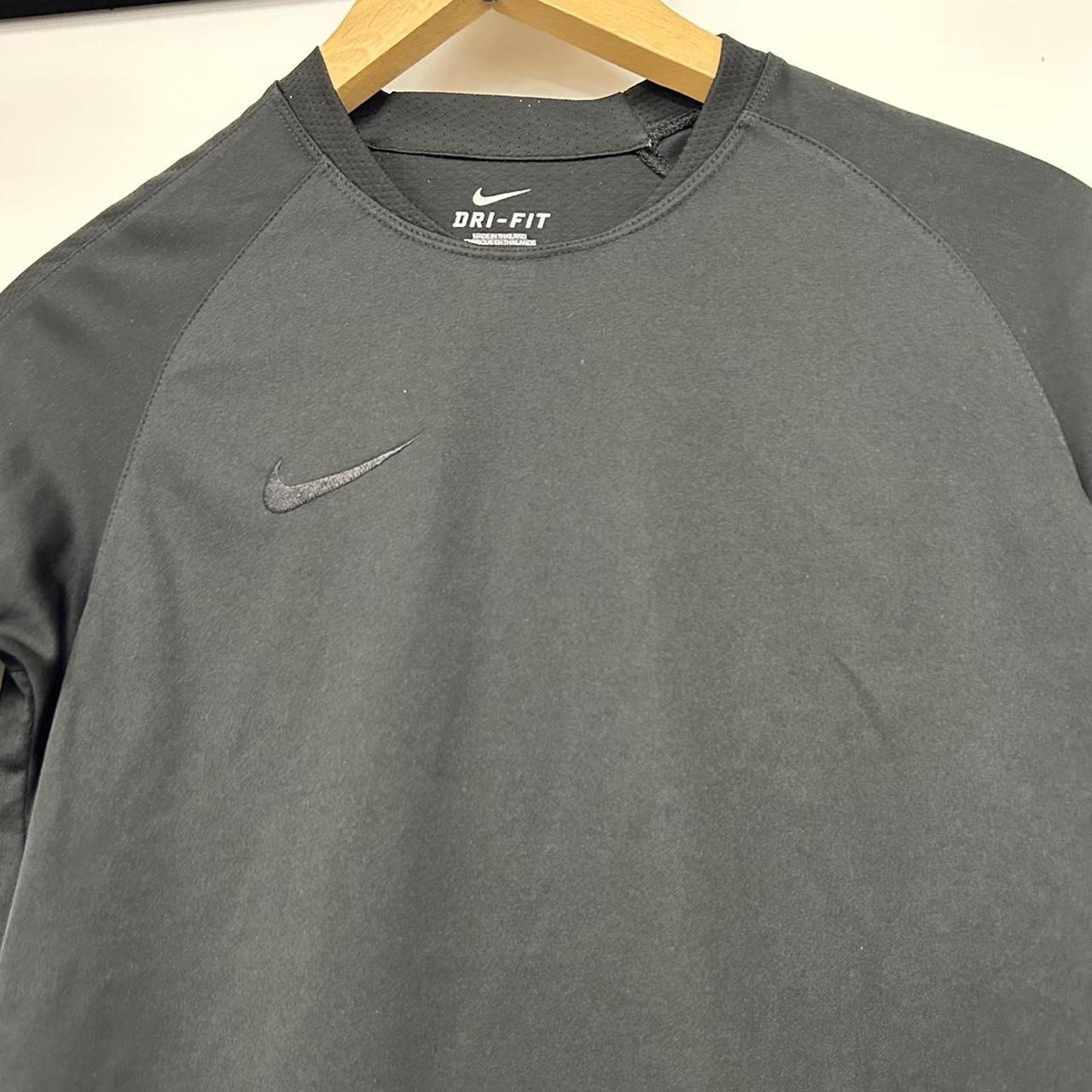 youth L black Dri-fit running top #nike #drifit... - Depop