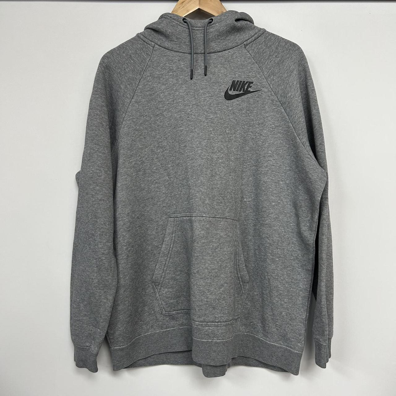 grey Nike hoodie, in good condition #nike #hoodie... - Depop