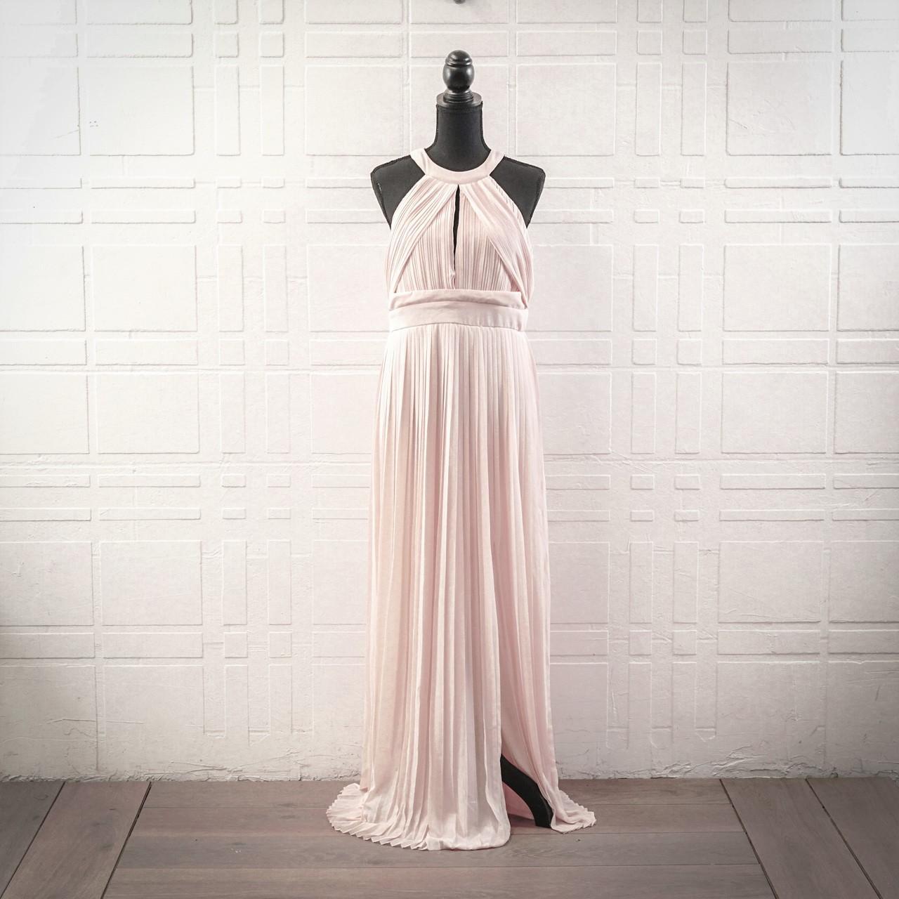 tfnc pleated maxi dress