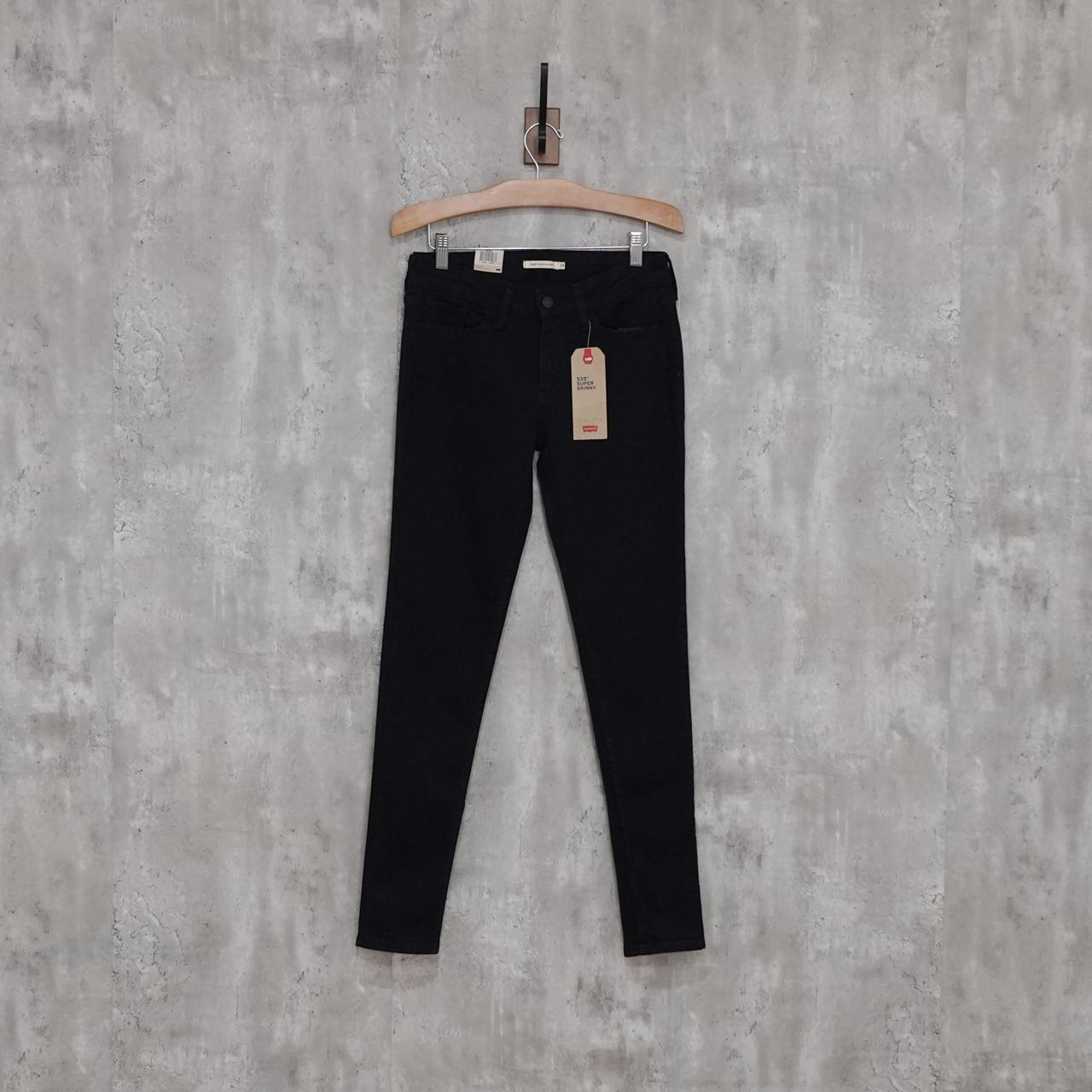 Levi's 535 super skinny jeans clearance black