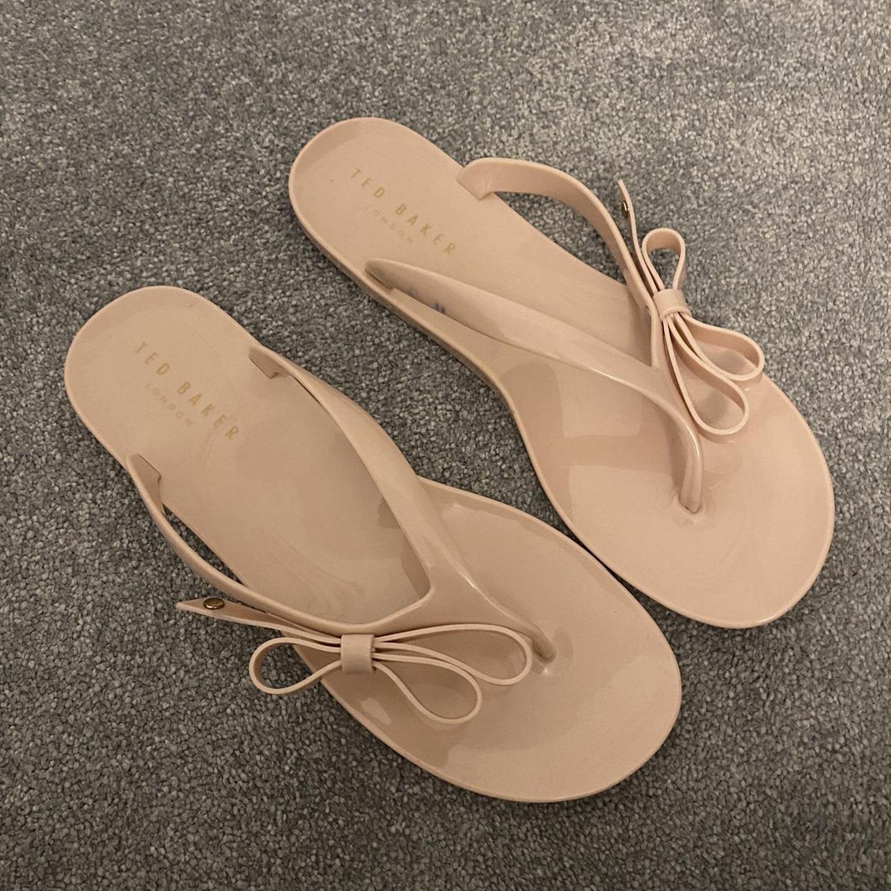 womens flip flops ted baker