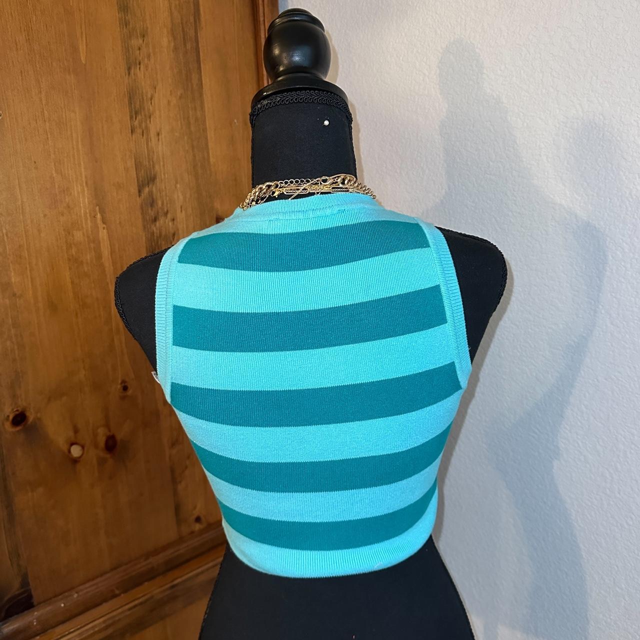 Zara Women's Blue Croptop Depop