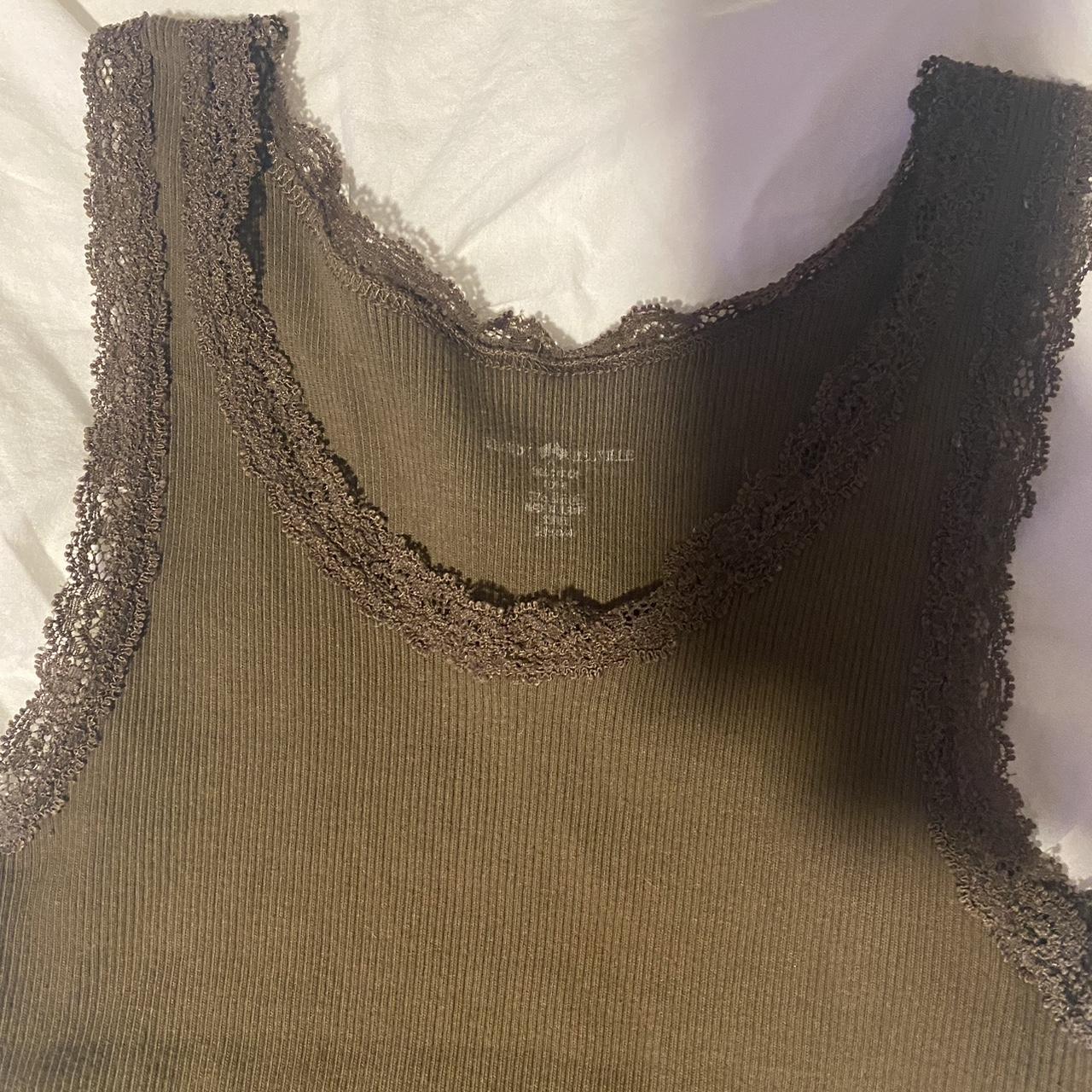 Brandy Melville Women's Brown Vest Depop
