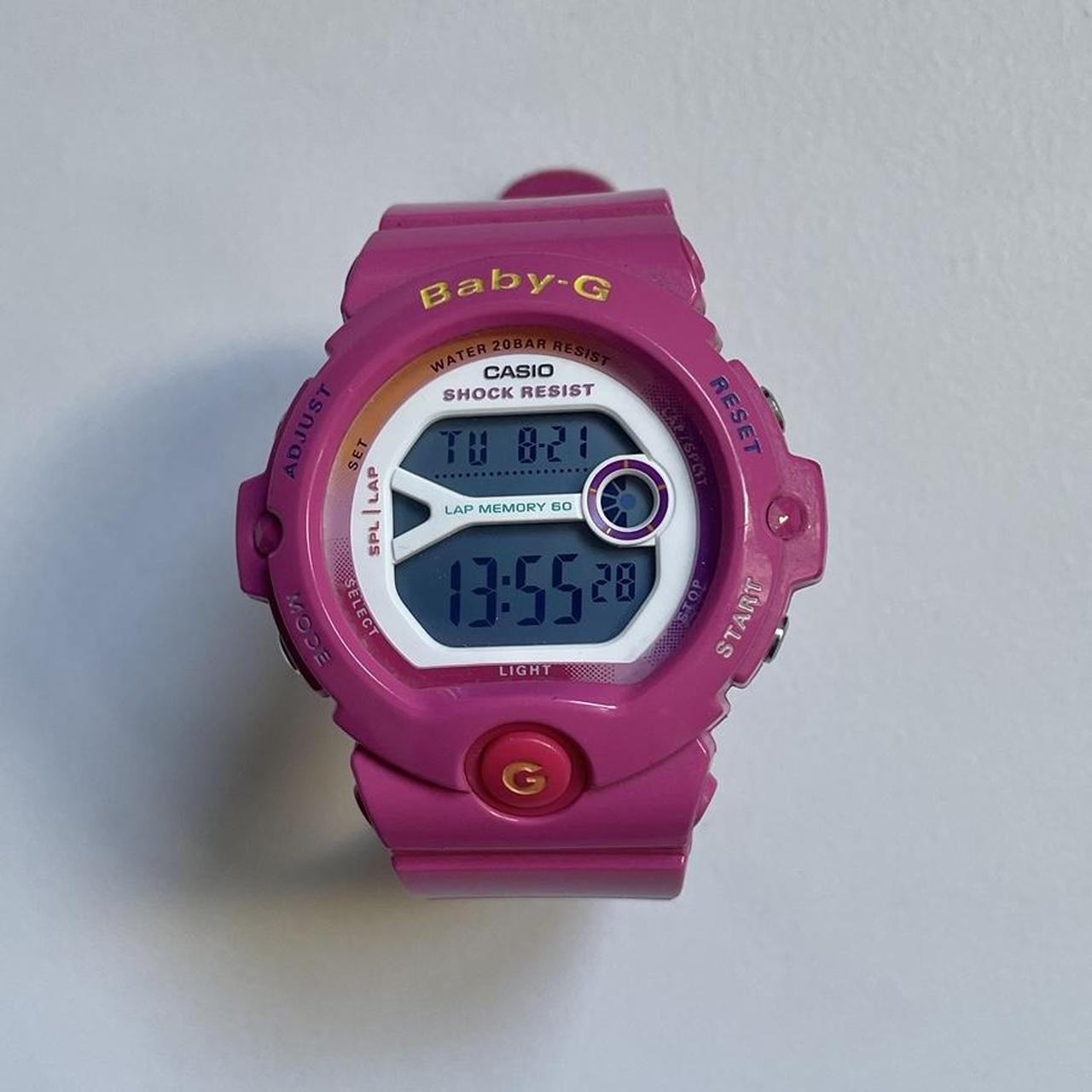 Casio Men's Pink Watch Depop