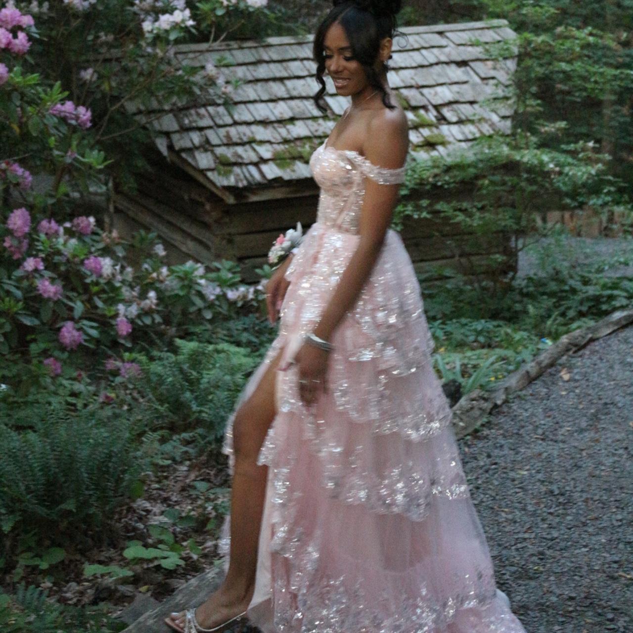 Sherri Hill Pink, Style 55500 prom/formal dress.... - Depop