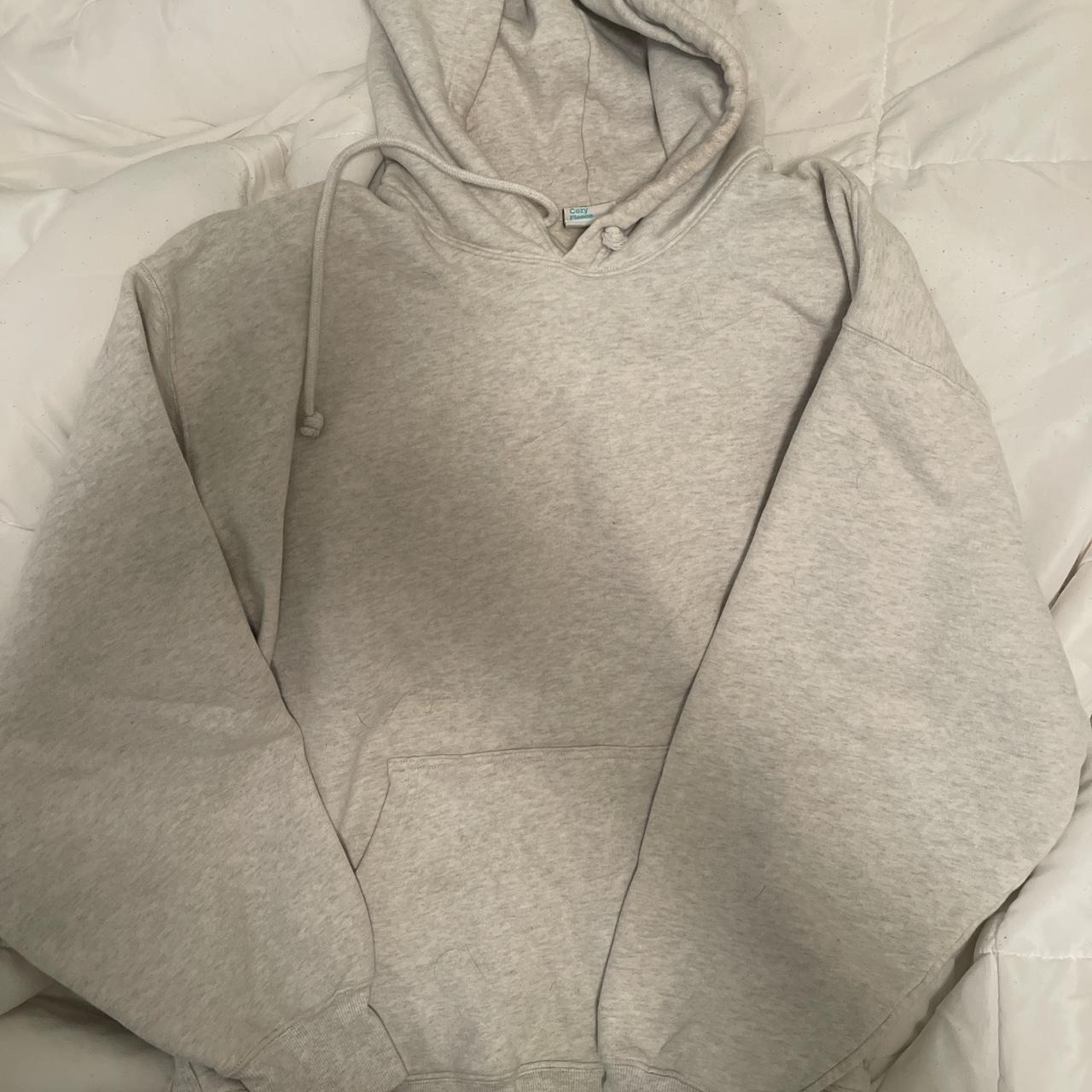 Aritzia TNA Cozy Fleece Boyfriend Fit Hoodie. Super... - Depop