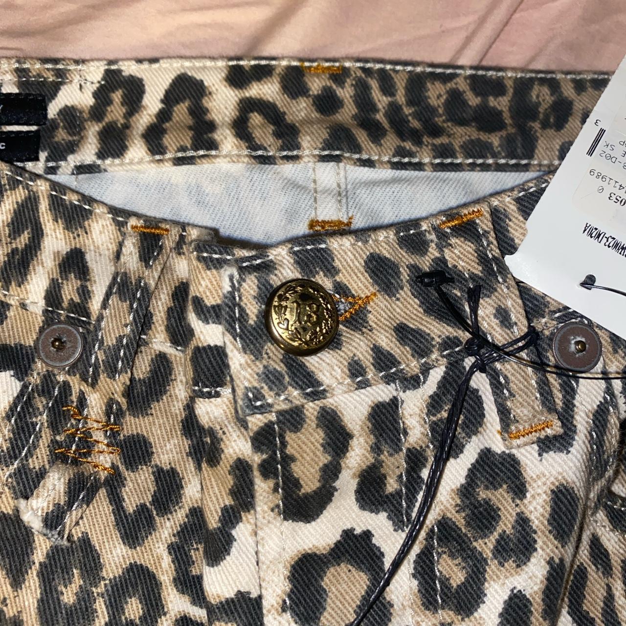 R13 Leopard Skinny jeans bought at saks Brand new Depop