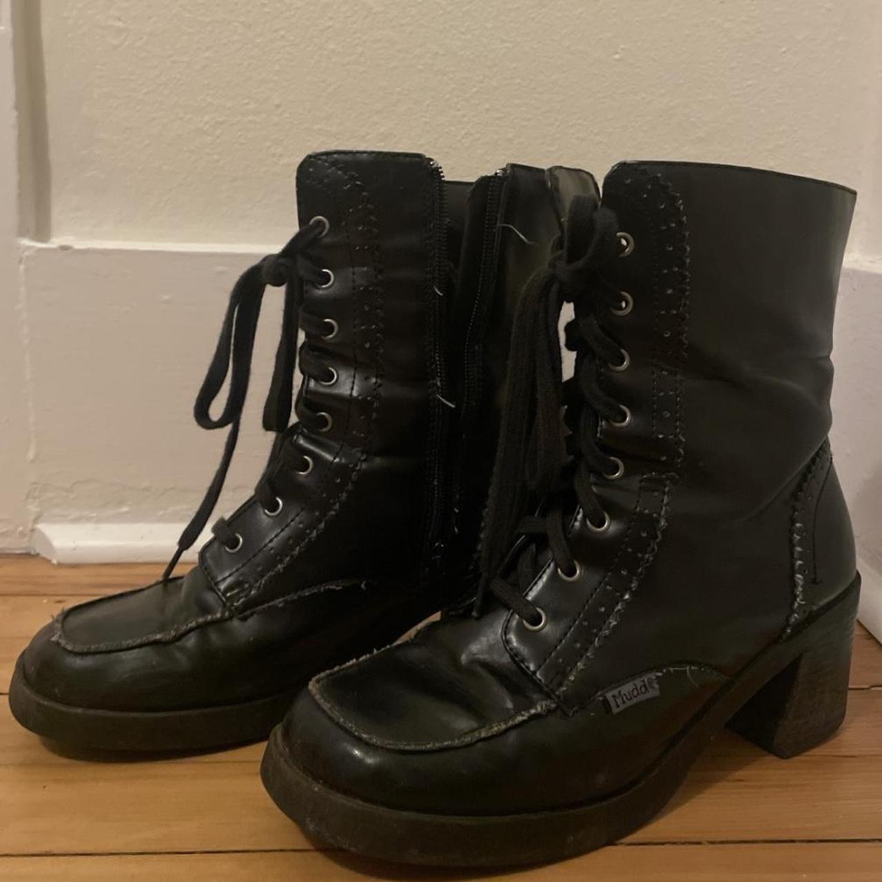 Mudd Clothing Women's Black Boots | Depop