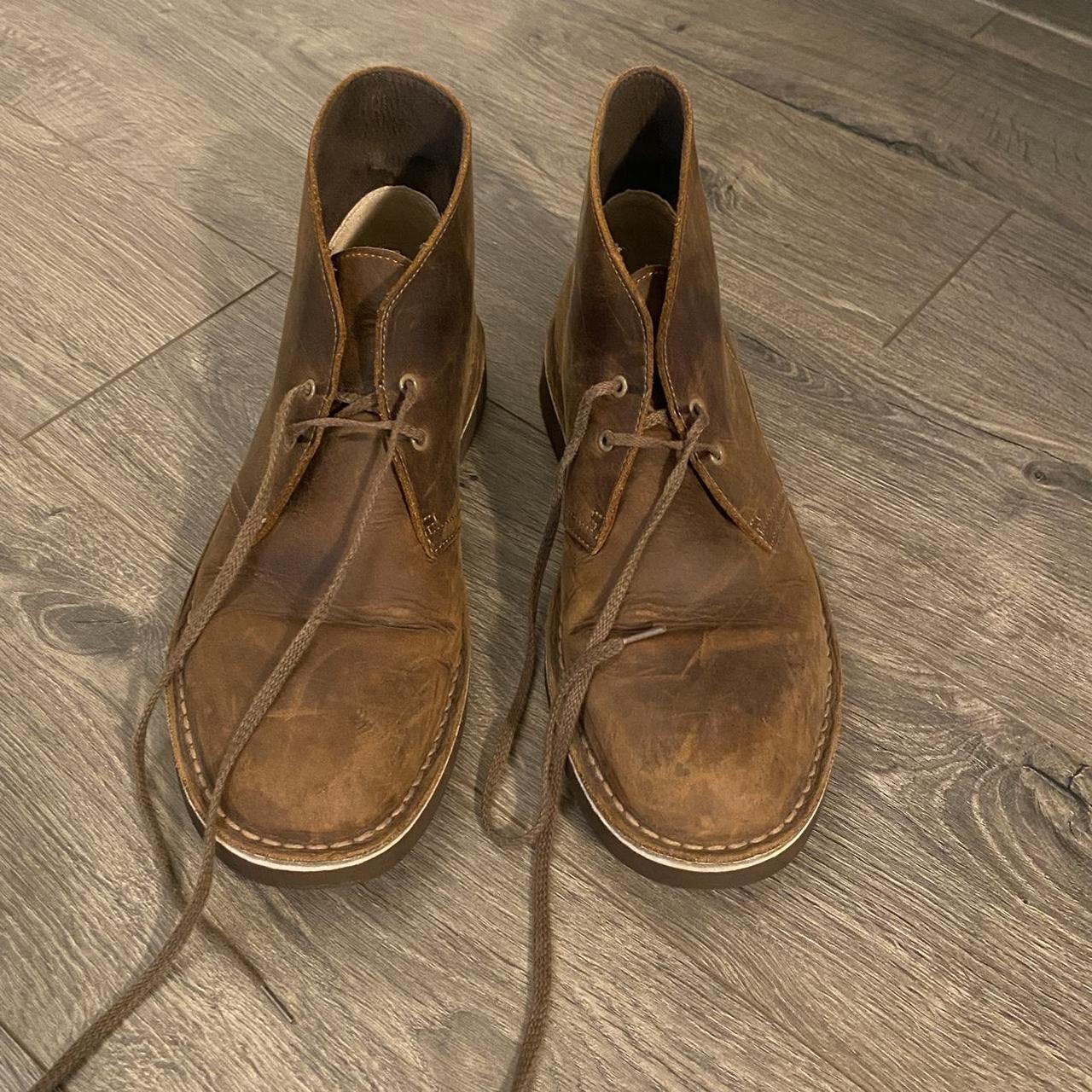 Clarks brown desert boots Size 9 #clarks... - Depop