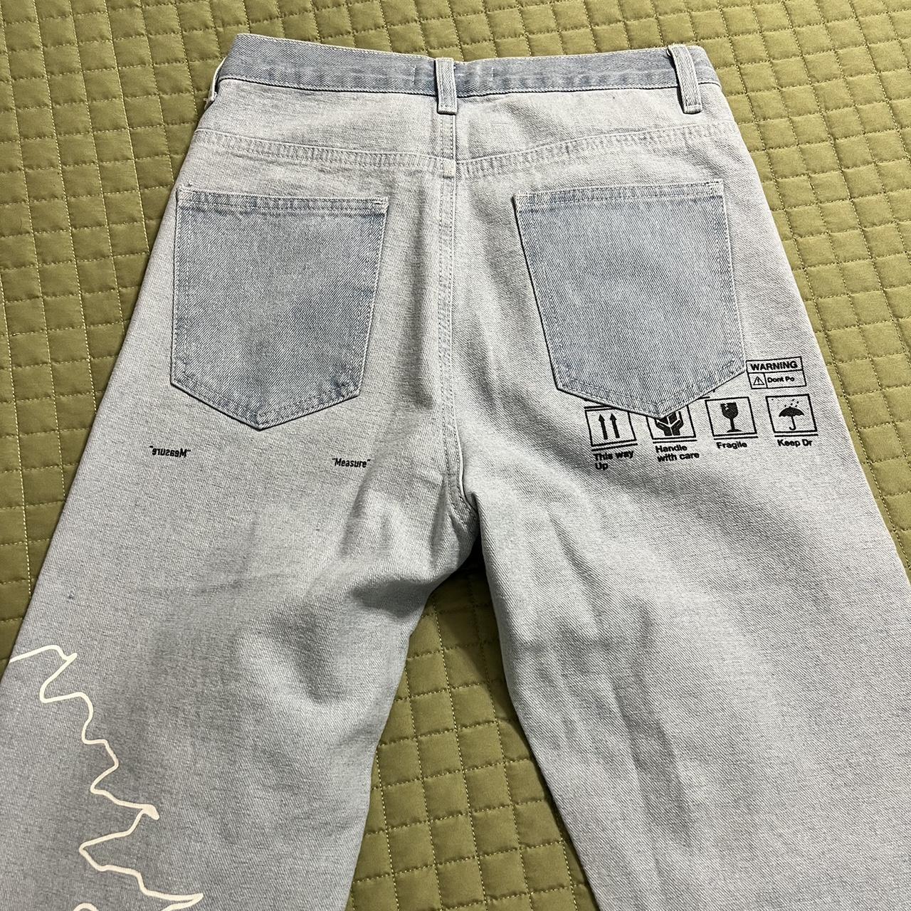 『TAKA ORIGINAL』 Off The Label Grunge Wash Jeans TAKA Original That's Fun distressed patchwork loose-fit