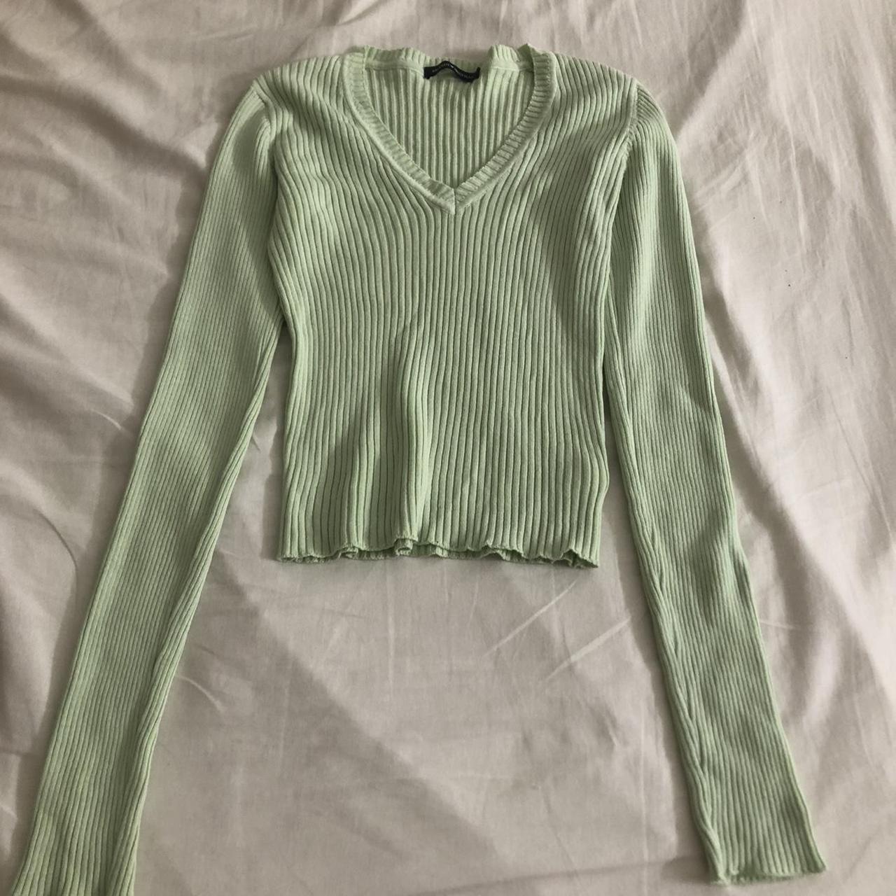 Brandy Melville light/pastel lime green Milena - Depop