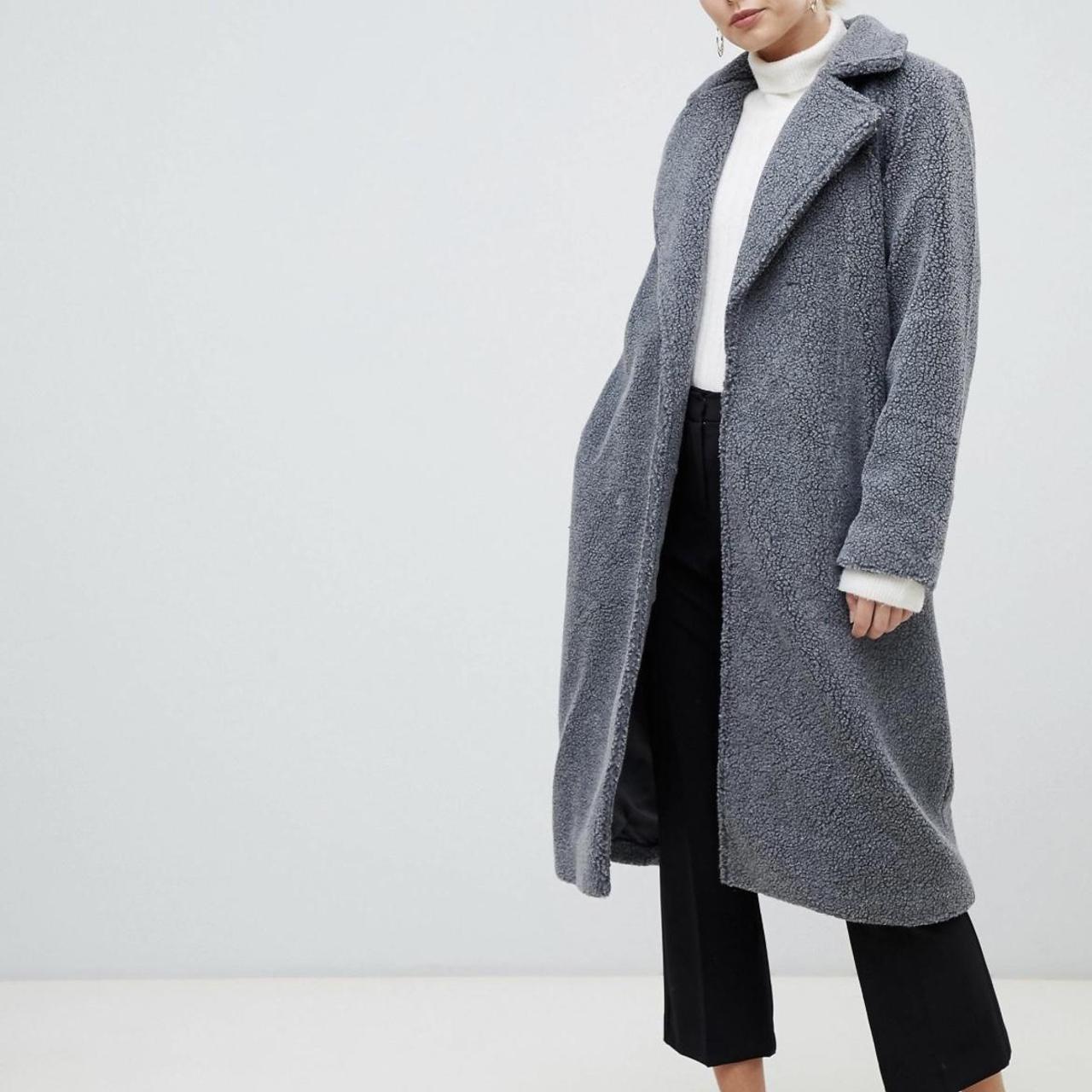 French connection grey outlet coat