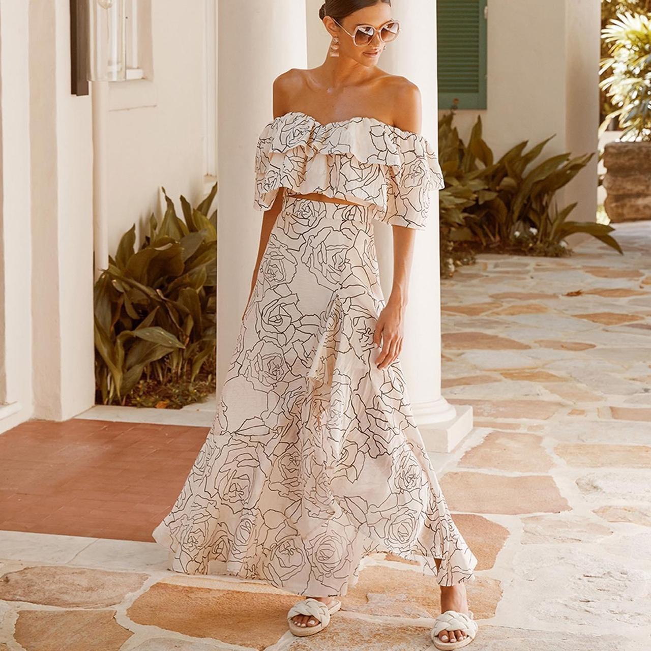 SHEIKE CATALINA TOP AND MAXI SKIRT SET