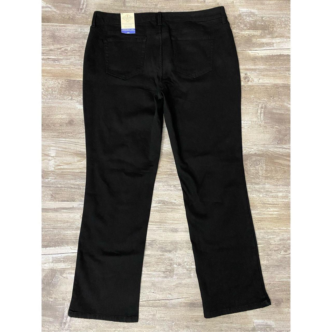 St John s Bay Jeans Straight Leg Stretch Mid Rise Depop