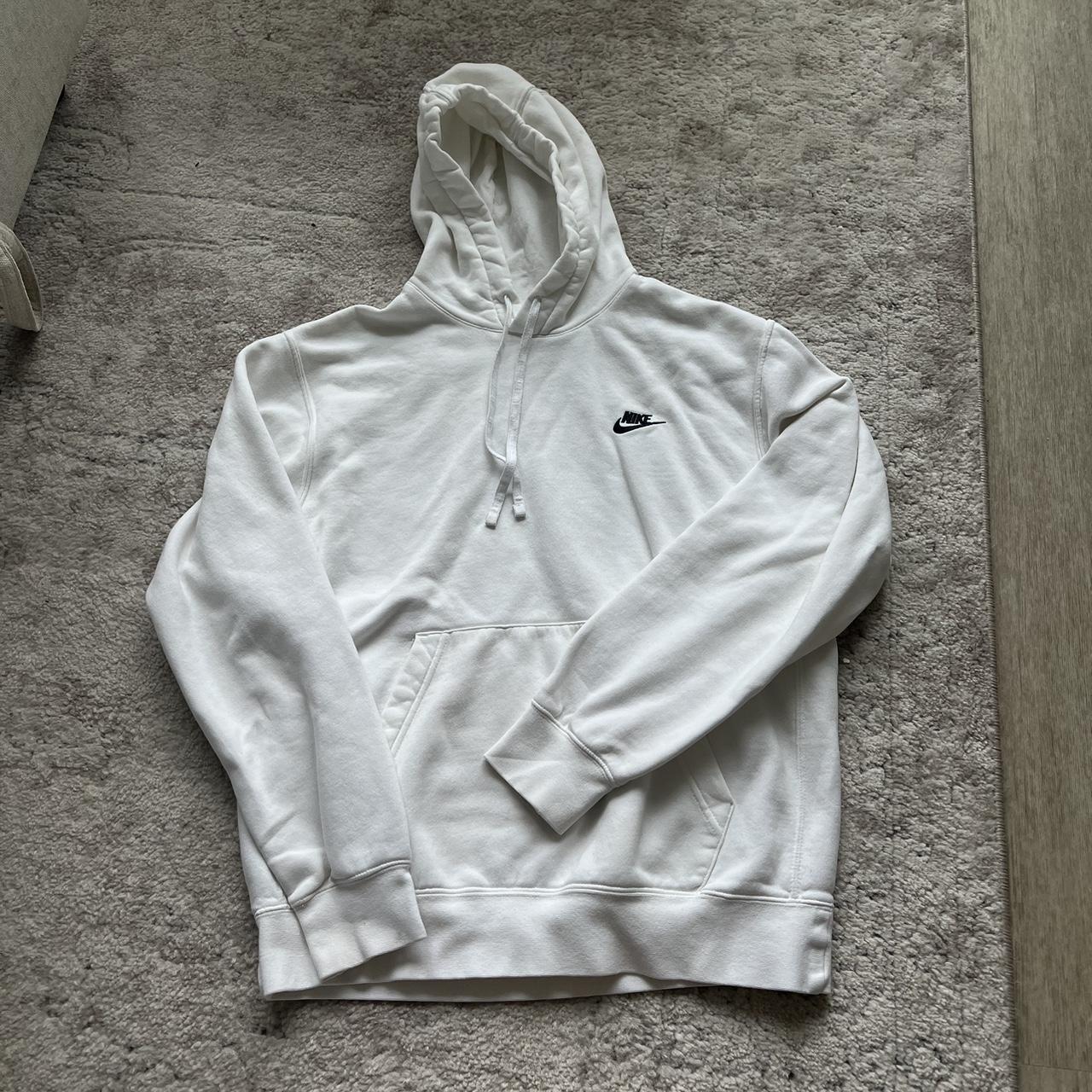 Nike Women's White Sweatshirt | Depop