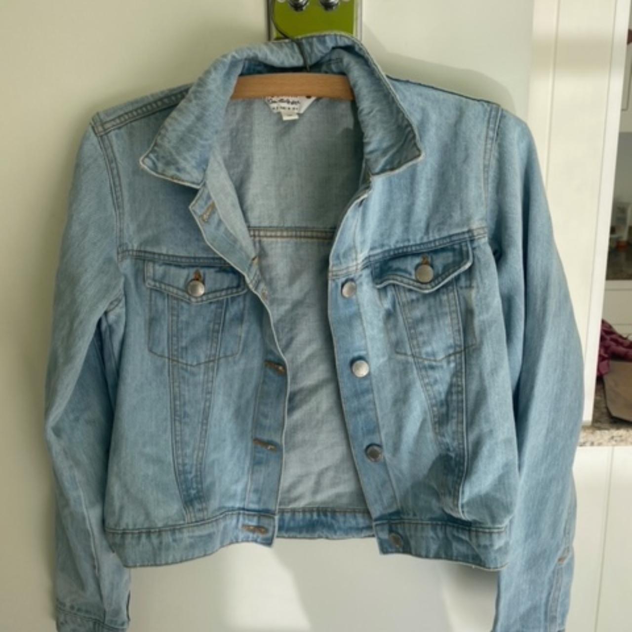 Miss Selfridge Denim Jacket Size 8 Barely Worn So - Depop