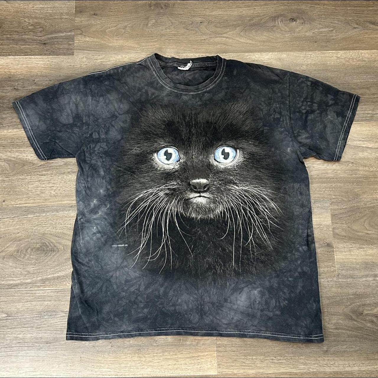 CAT Women's Black T-shirt | Depop