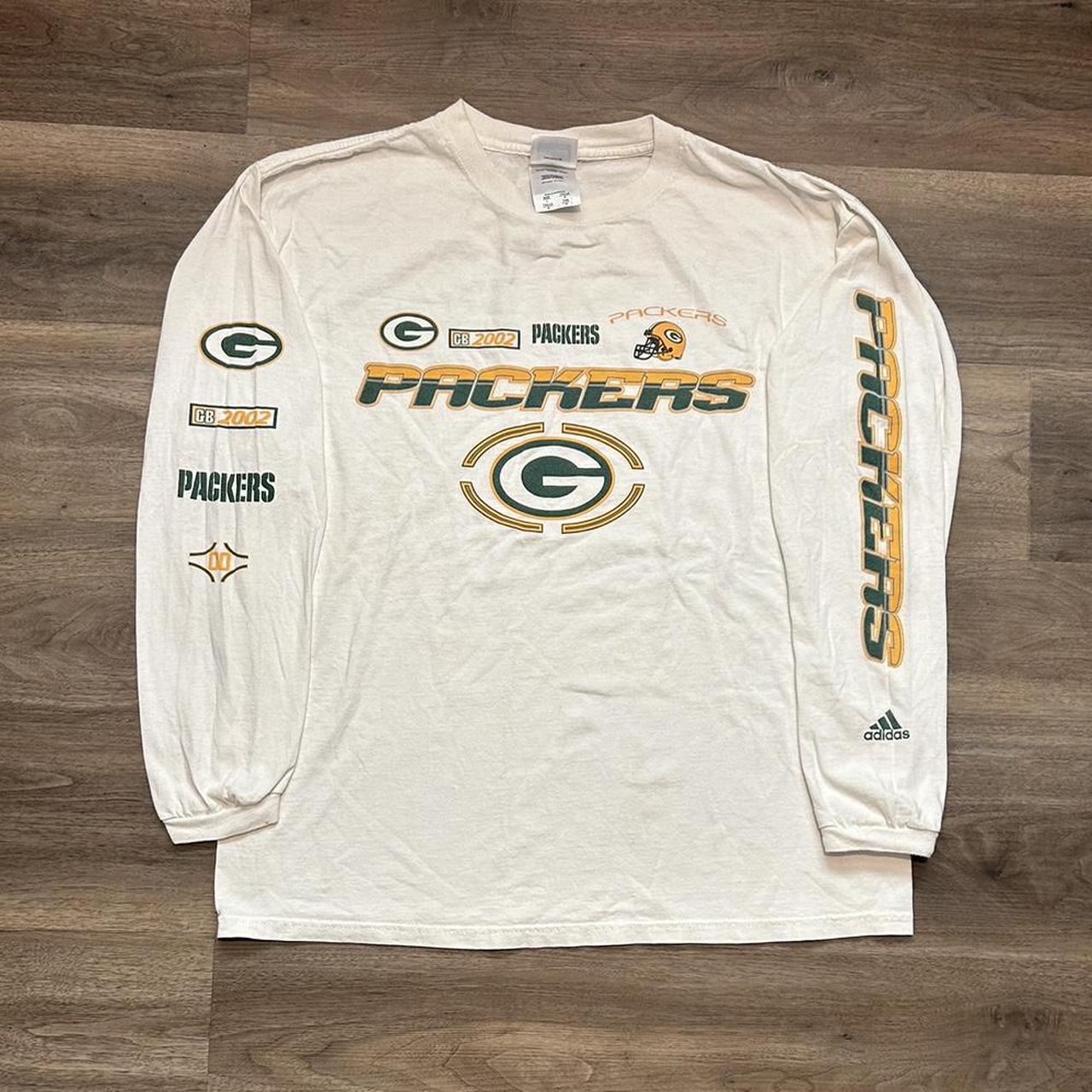 Green Bay Packers Long Sleeve T-Shirt • Size: - Depop