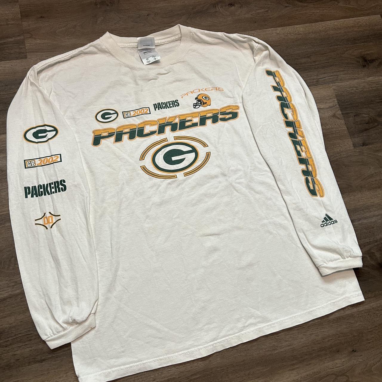 Green Bay Packers NFL Team Apparel Long Sleeve Shirt - Depop