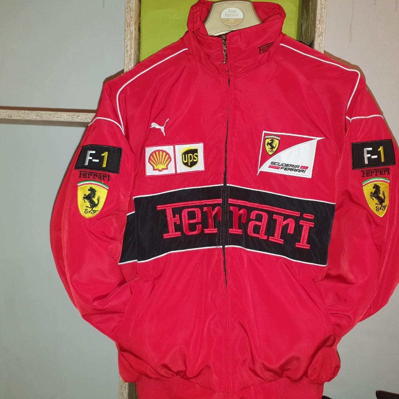 Men's Medium Ferrari F1 racing Jacket Only worn a... - Depop