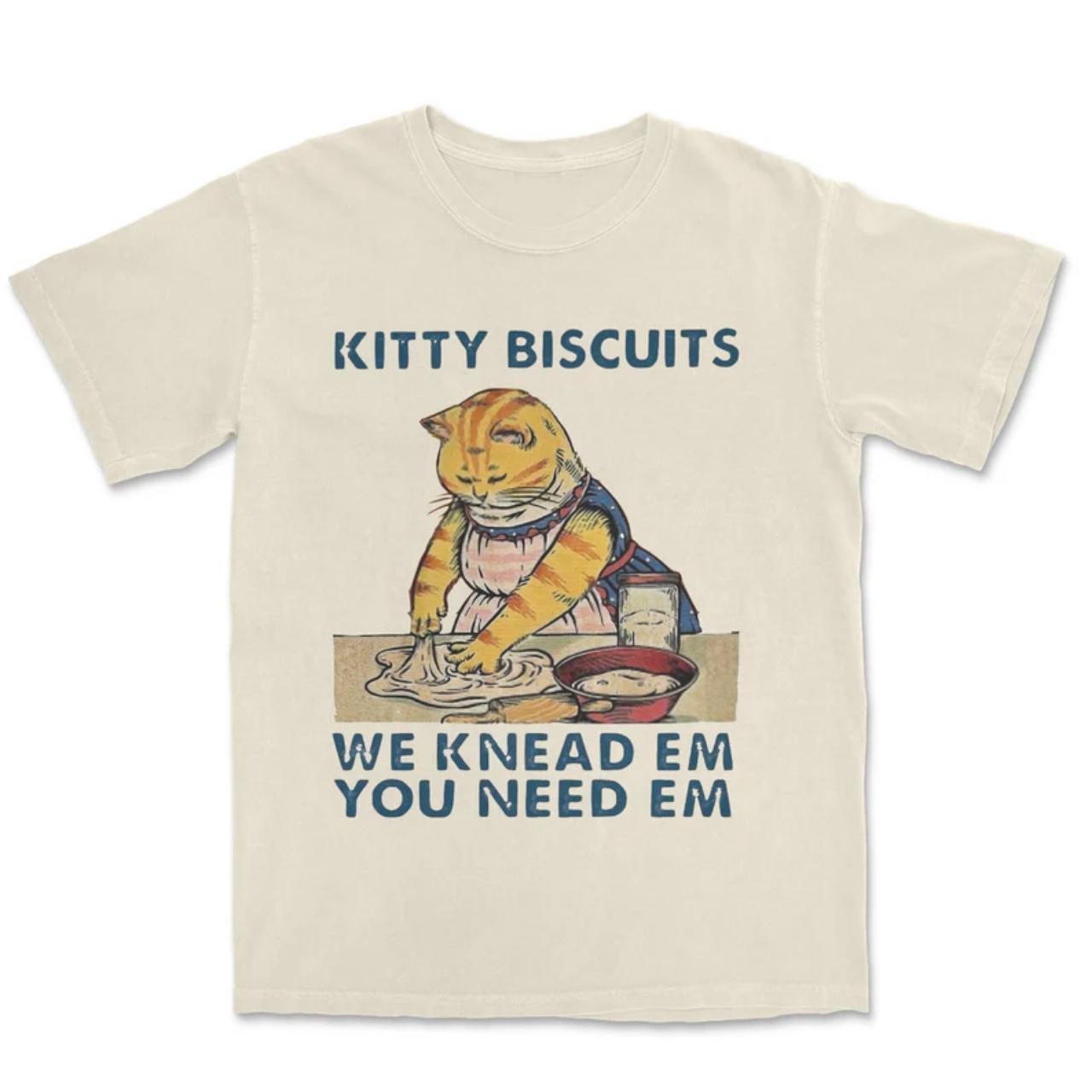 Kitty Biscuits shirt, Funny Kitty Biscuits shirt,... Depop