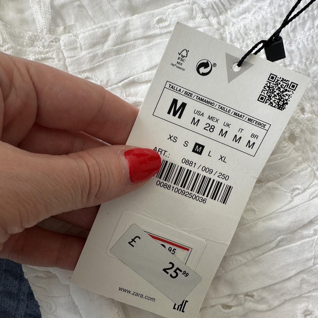 Zara Women's White Corset Depop