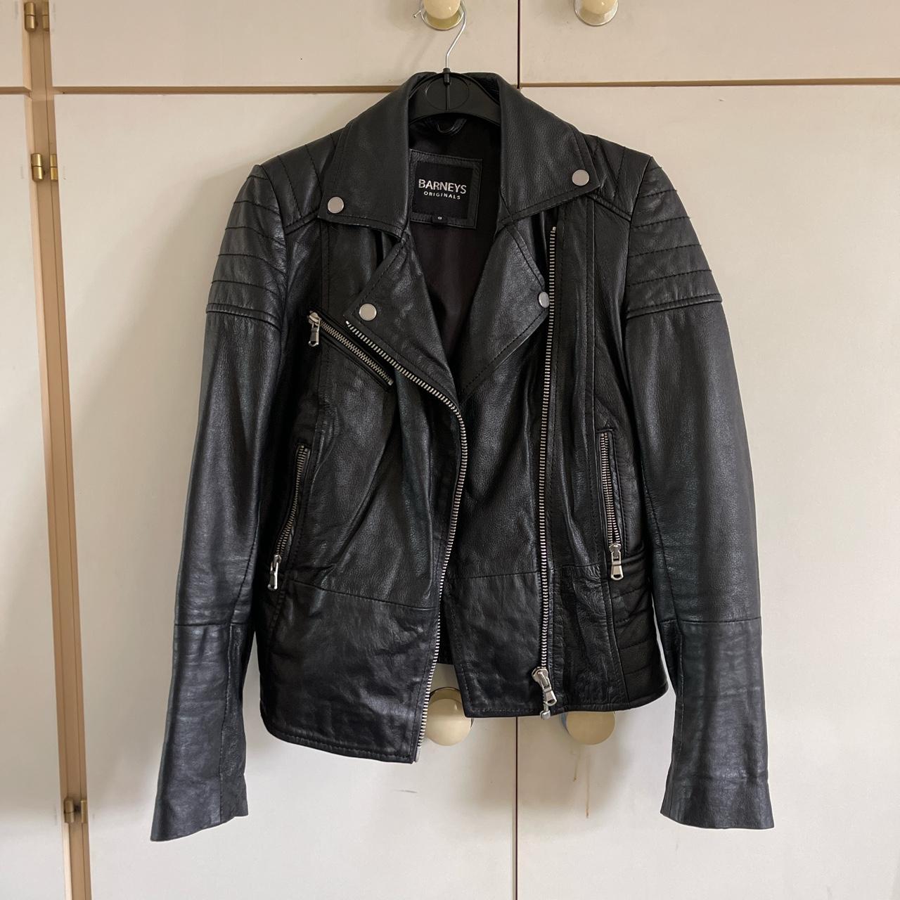 Barney's Women's Black Jacket | Depop