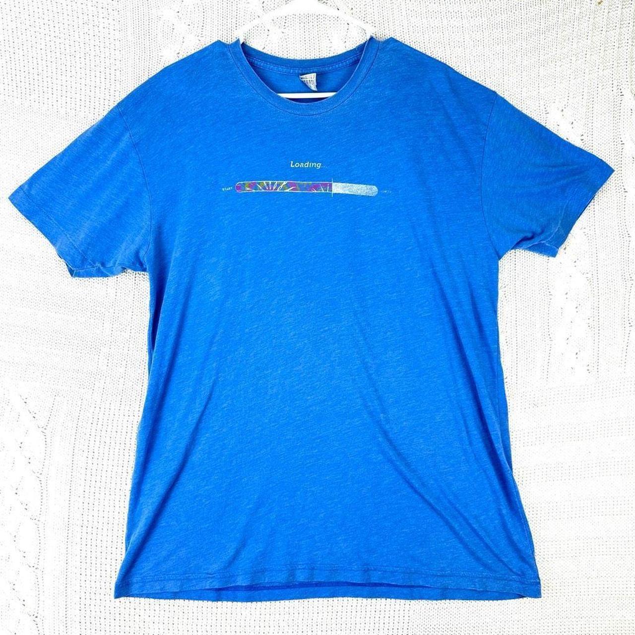 American Apparel Men's T-shirt Blue L – Size: Large Brand