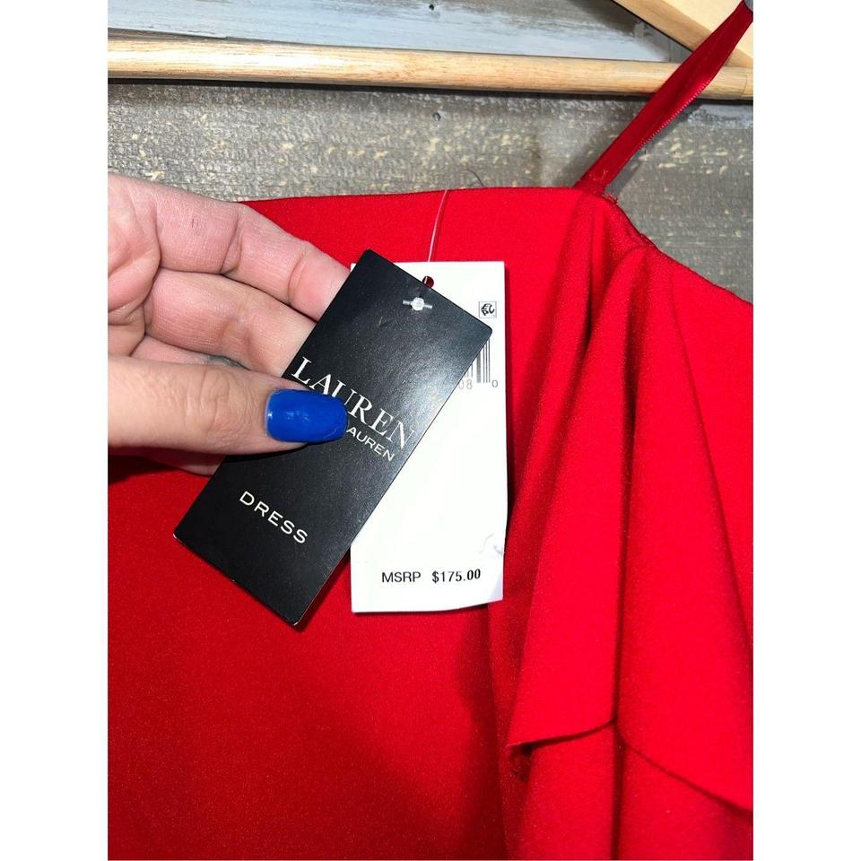 LAUREN RALPH LAUREN NWT RED Crepe Off-the-Shoulder - Depop